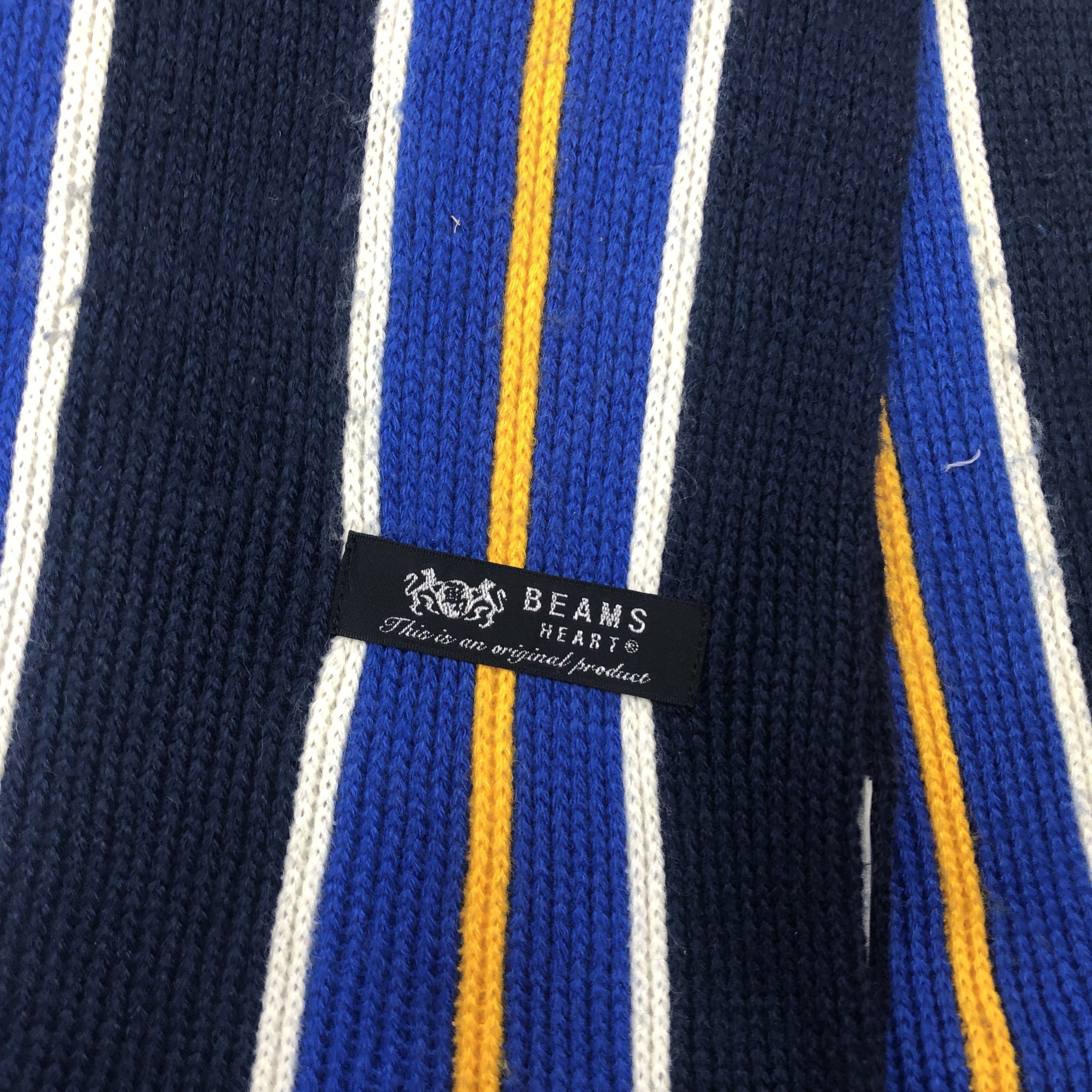 Beams Plus Vintage Beams Scarf Muffler Wool Cashmere Scarves Size ONE SIZE - 4 Thumbnail