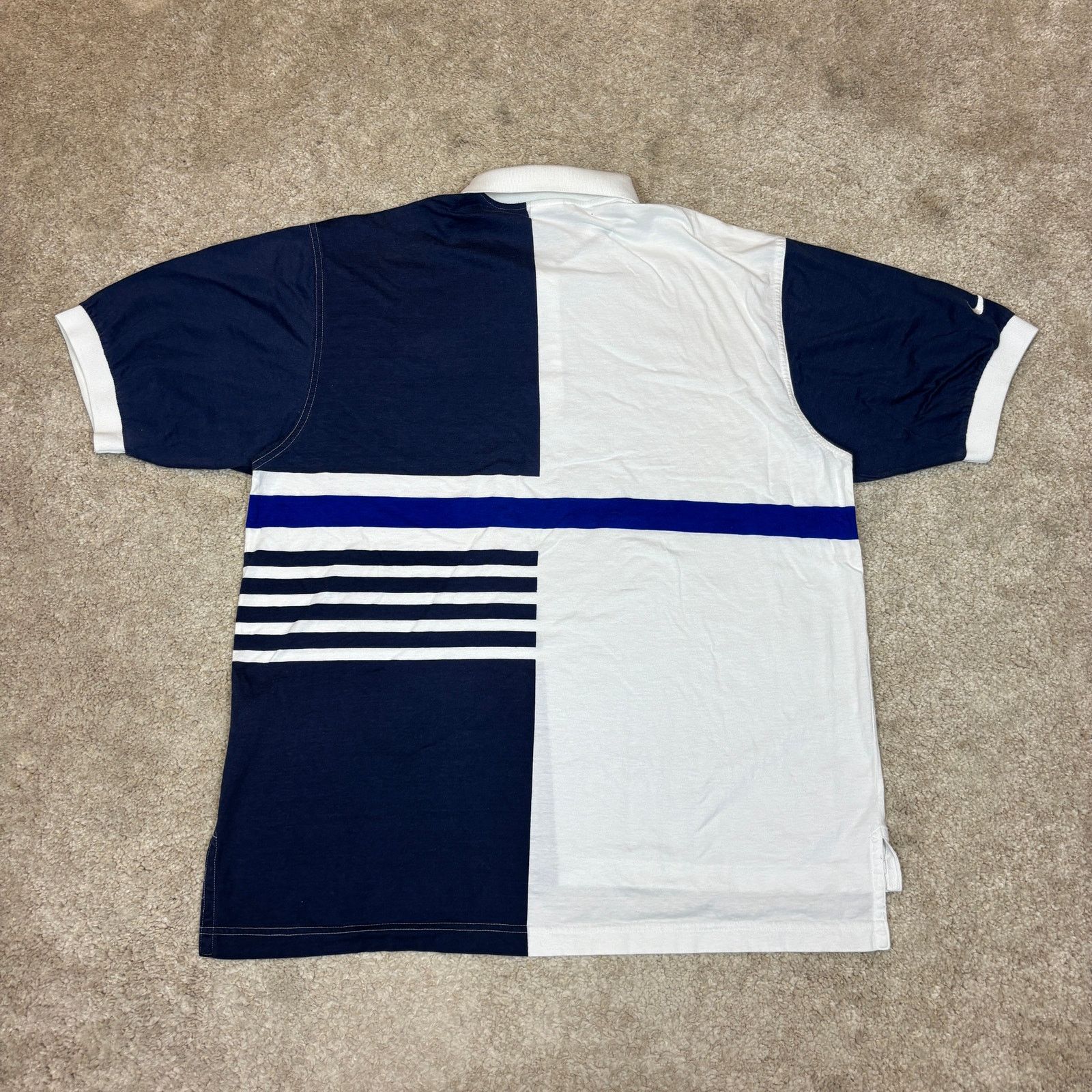 Nike VTG 90s Nike Tennis Court Classic Patch Polo Shirt Medium Size US M / EU 48-50 / 2 - 3 Thumbnail