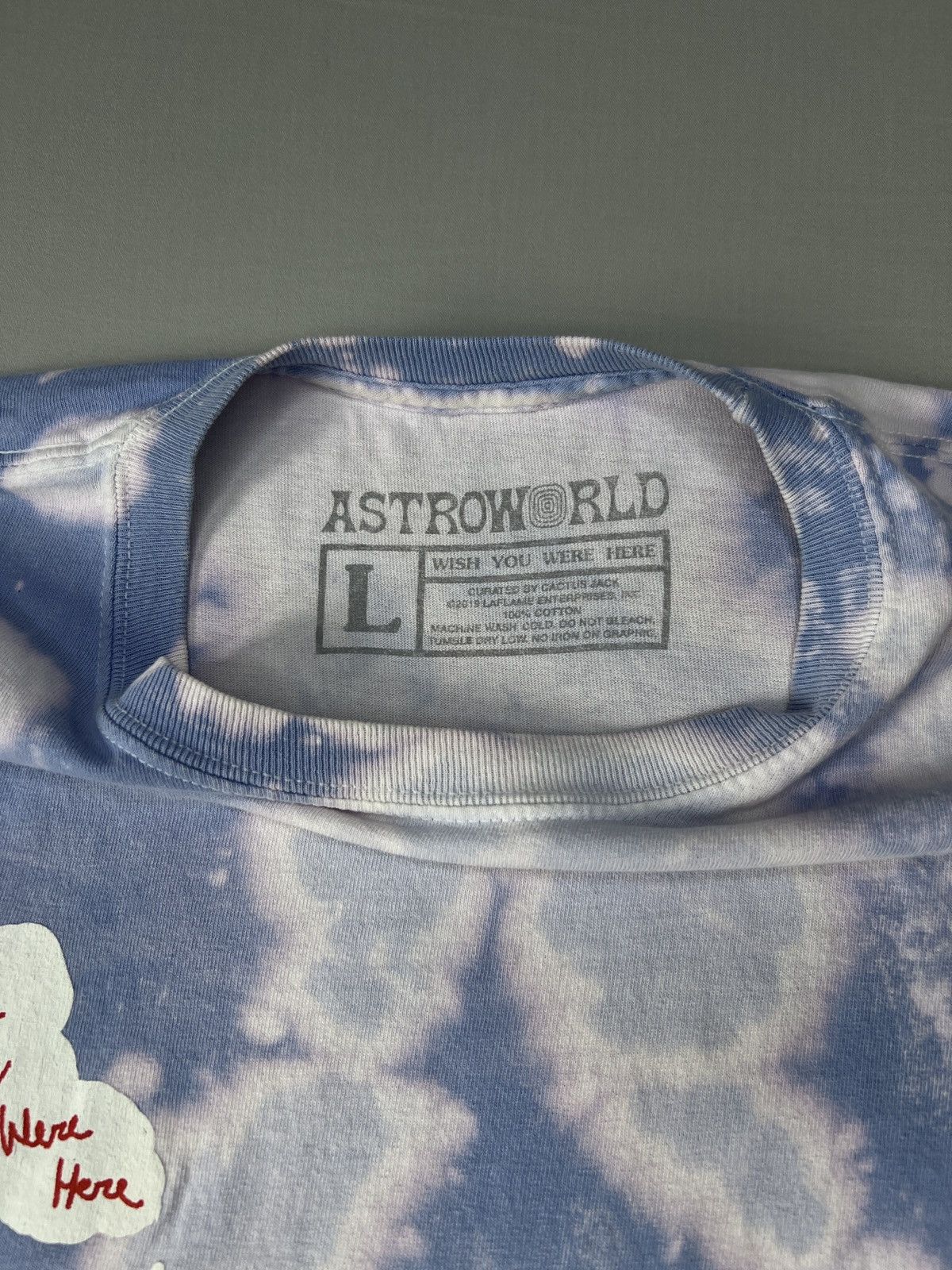 Travis Scott Travis Scott Astroworld Wish You Were Here Astro Tie Dye L Size US L / EU 52-54 / 3 - 3 Thumbnail