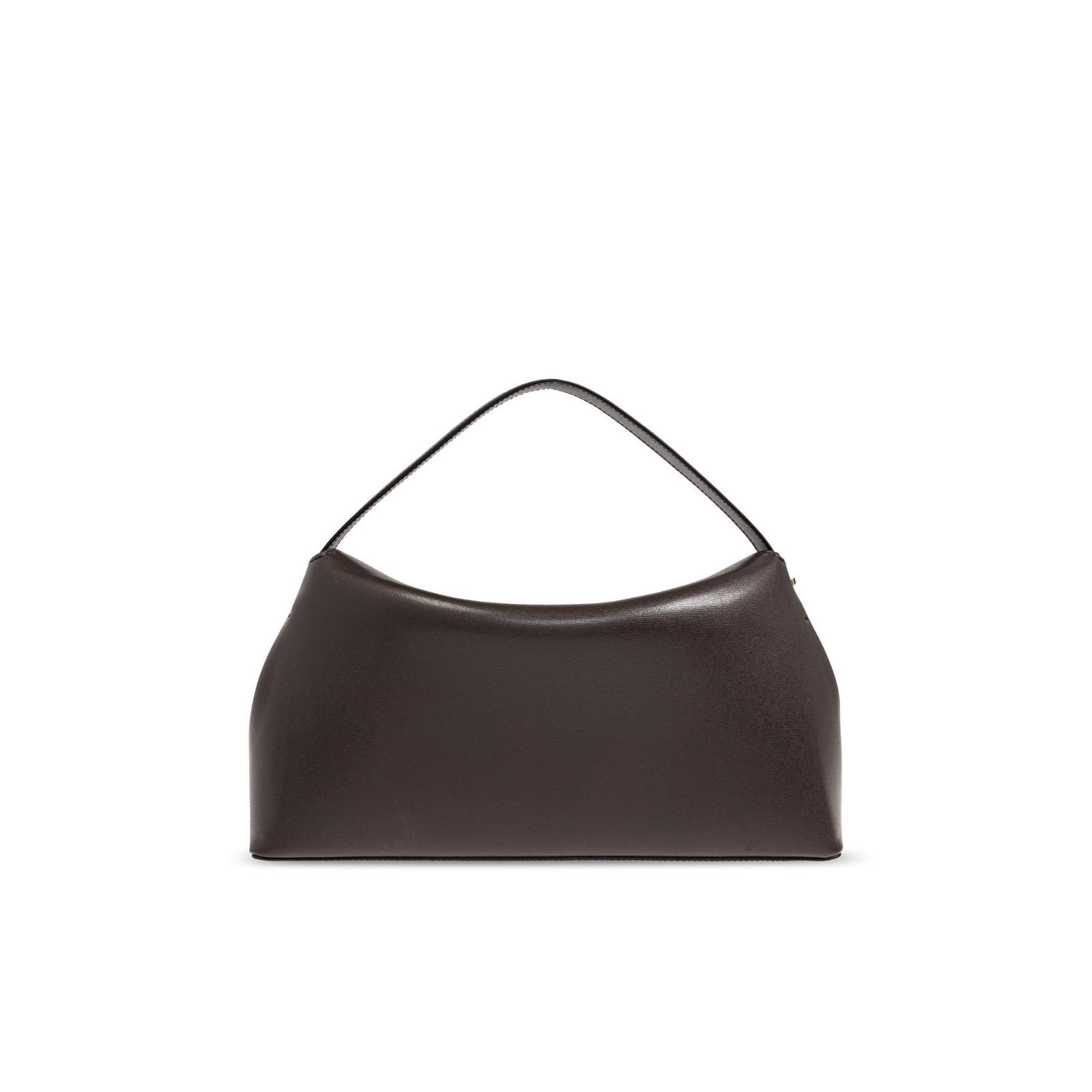 Toteme TOTEME T-Lock Brown/Gold Leather Top Handle Bag New Size ONE SIZE - 2 Thumbnail
