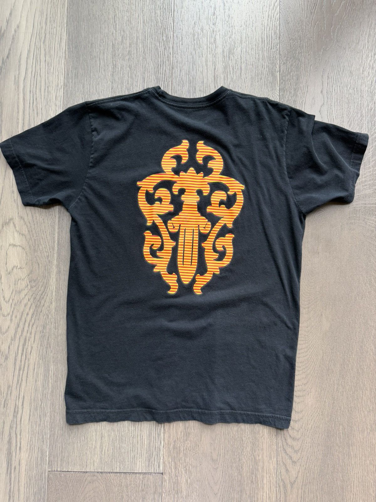 Chrome Hearts Chrome Hearts Red/Yellow Vine Dagger Black T Shirt Size US L / EU 52-54 / 3 - 1 Thumbnail