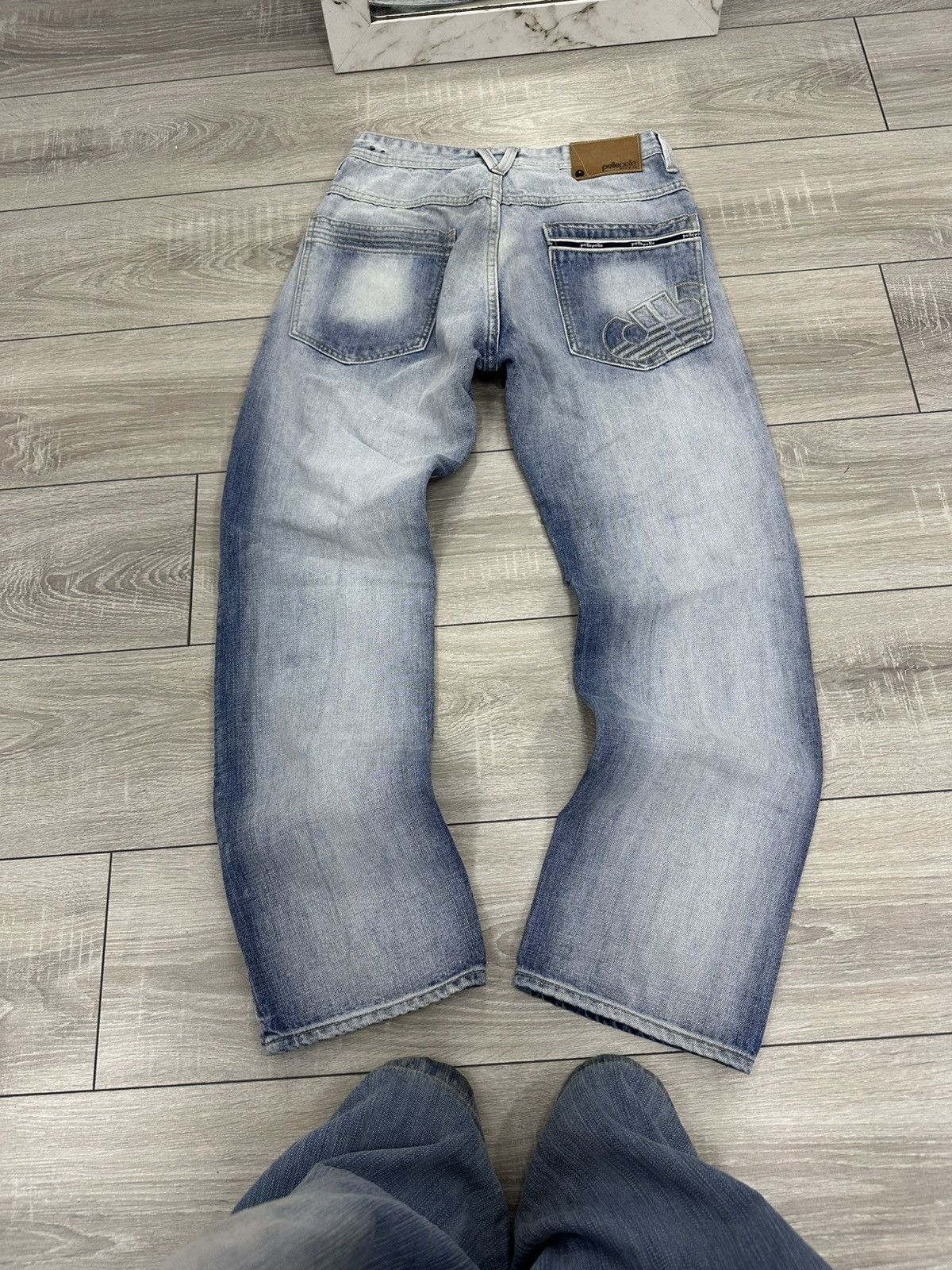 Hysteric Glamour Pele Pele Marc Buchanan Flared Bootcut Y2K Light Jeans Size US 30 / EU 46 - 8 Thumbnail