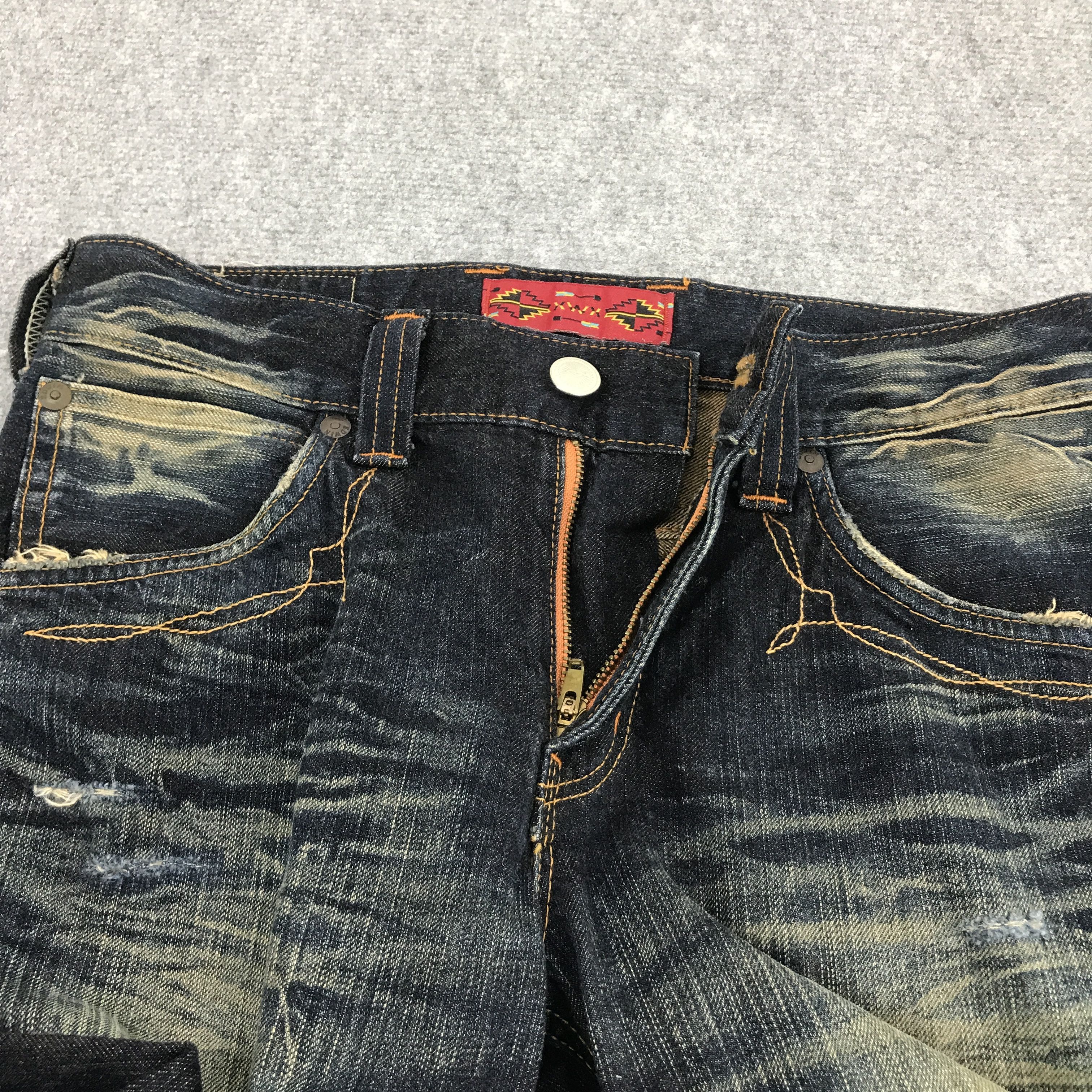 Edwin × If Six Was Nine FLARE EDWIN JAPAN BOOTCUT DISTRESSED DENIM PANTS Size US 30 / EU 46 - 8 Thumbnail