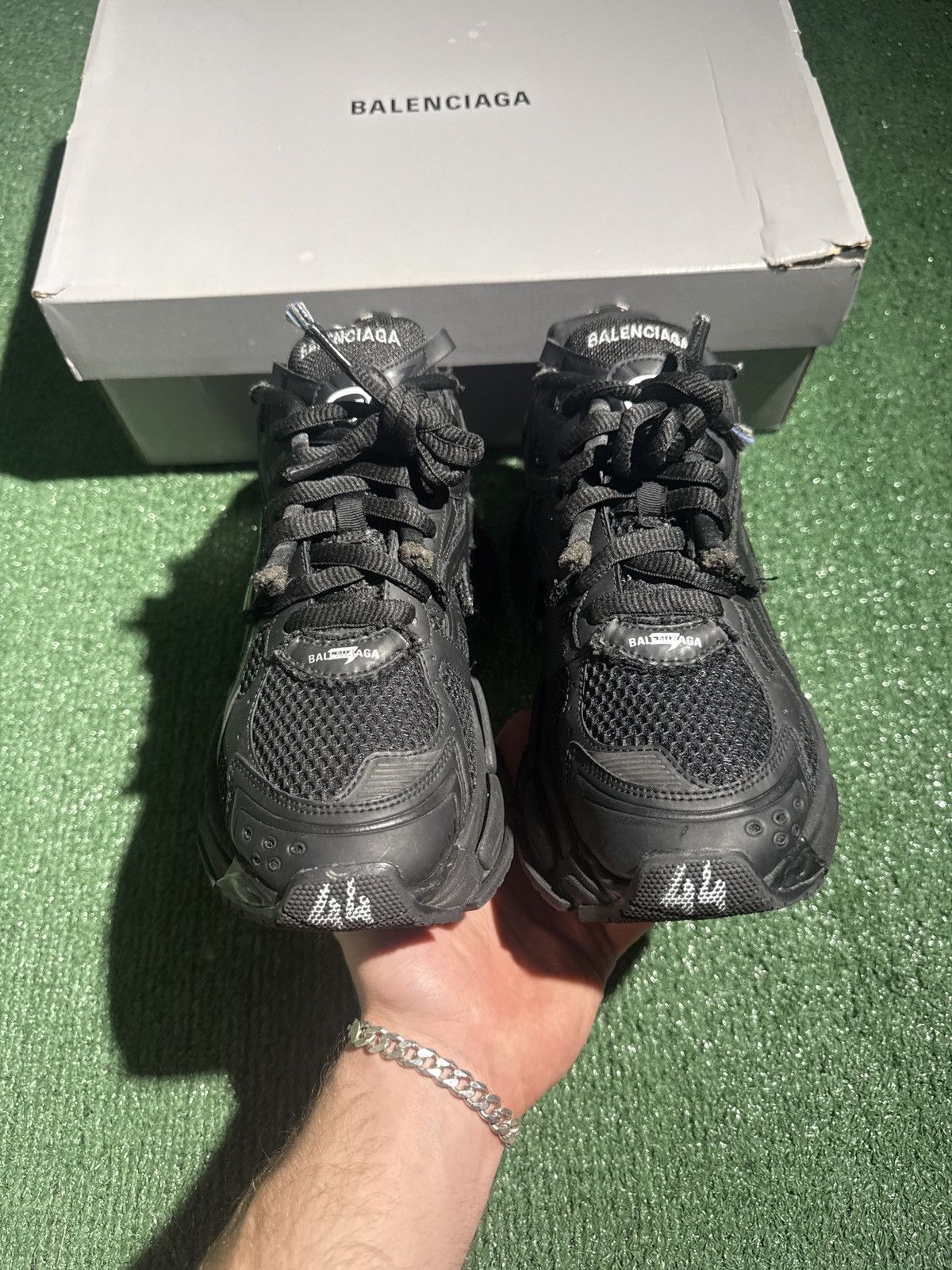 Balenciaga Balenciaga runner black size 44 Size US 11 / EU 44 - 3 Thumbnail