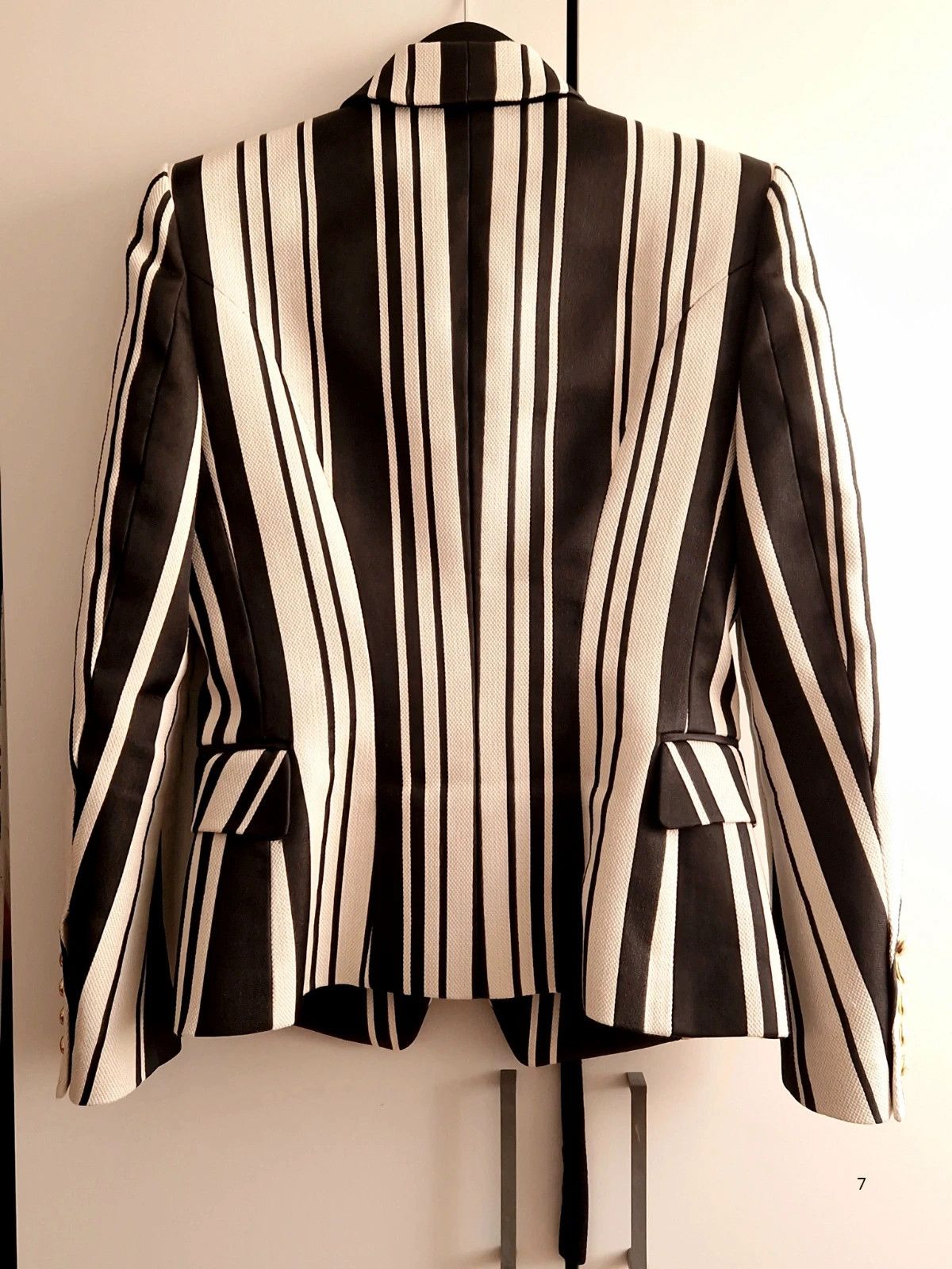 Balmain Balmain Striped Blazer Jacket Size M / US 6-8 / IT 42-44 - 8 Thumbnail