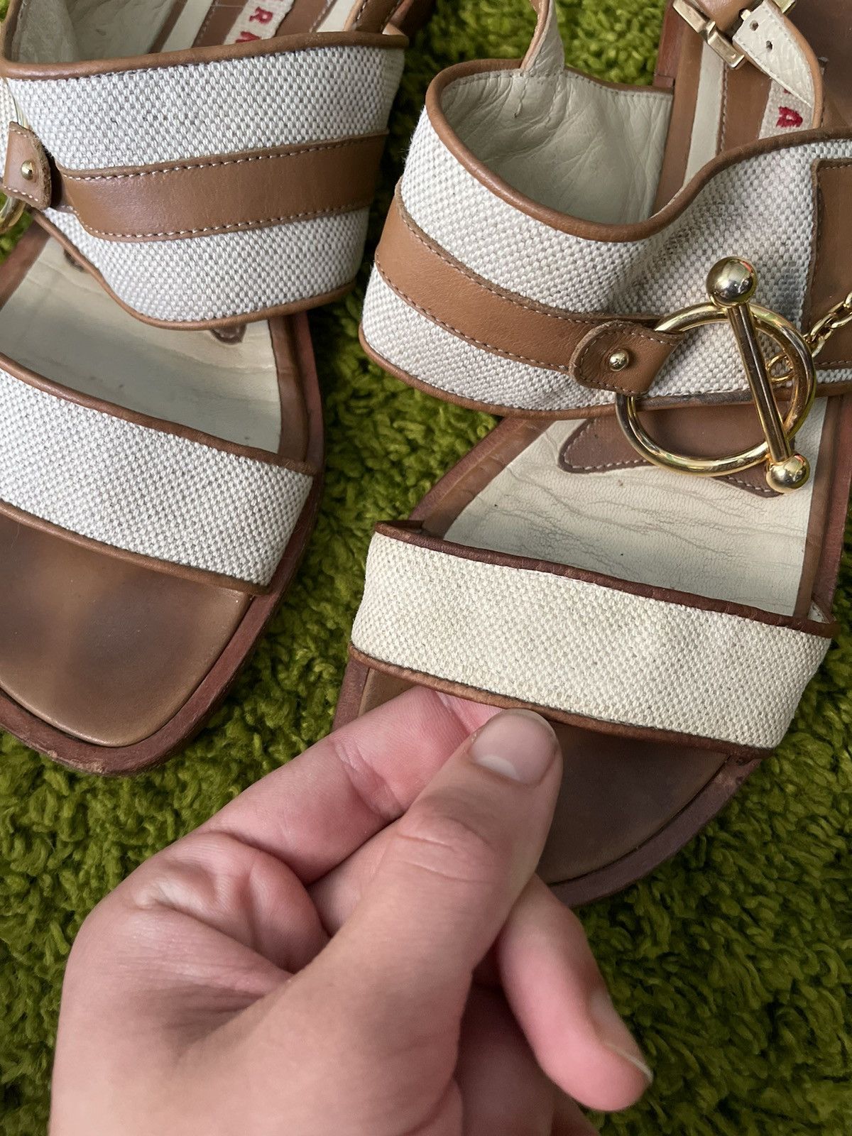 Designer × Marni Marni sandals flats Size US 6.5 / IT 36.5 - 3 Thumbnail