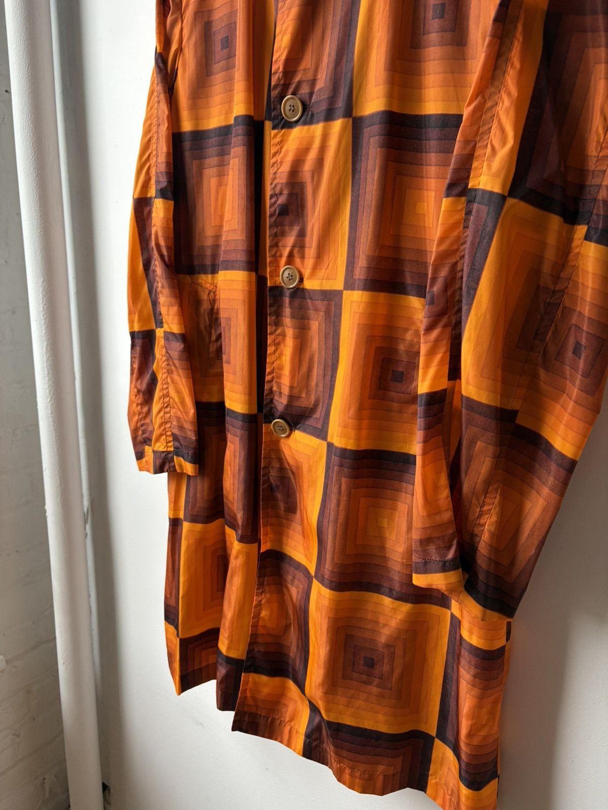 Dries Van Noten Dries Van Noten SS19 Verner Panton Nylon coat Size US L / EU 52-54 / 3 - 4 Thumbnail