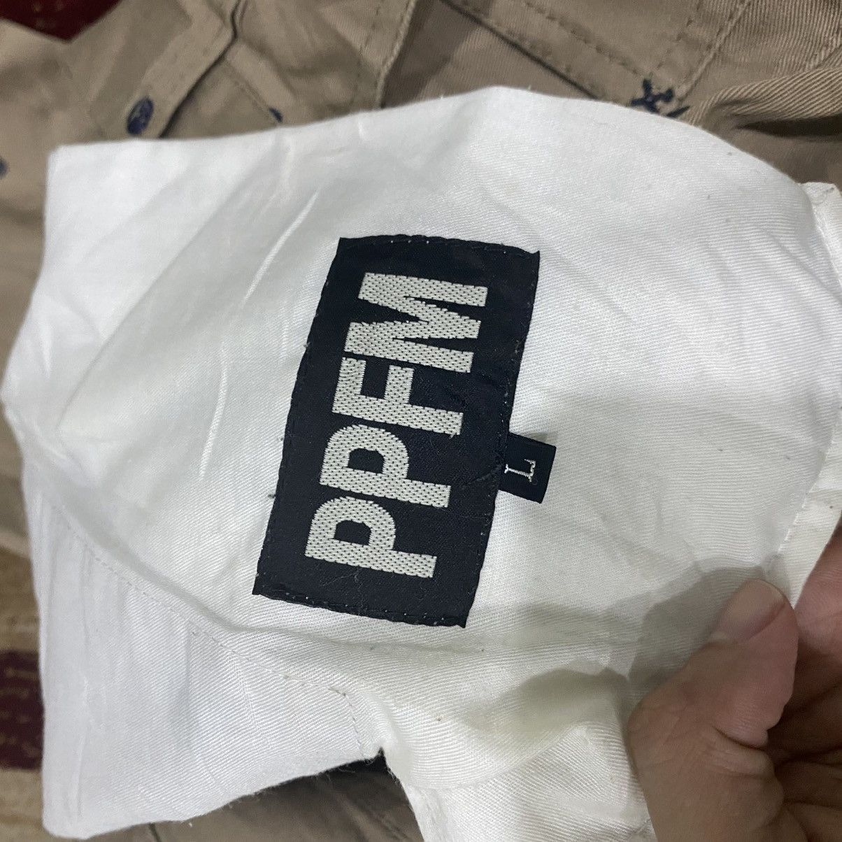 PPFM Archive PPFM Skull & Cross Embroidery Chino Japanese Brand Size US 32 / EU 48 - 16 Thumbnail