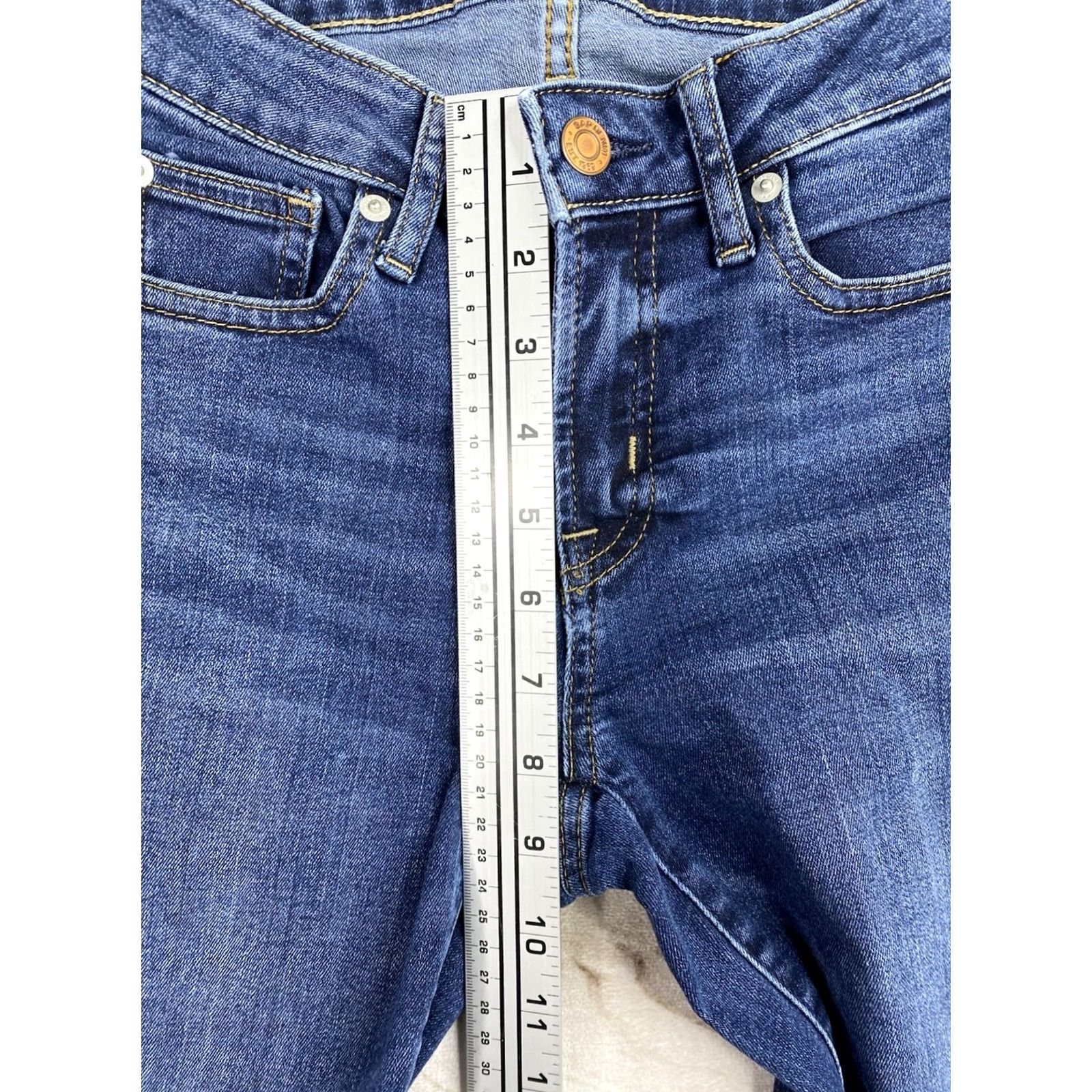 Gap Gap 1969 Jeans Skinny 0/25 Blue Denim Pocket Stretch Women Adult Regular Size 25" / US 0 / IT 36 - 5 Thumbnail