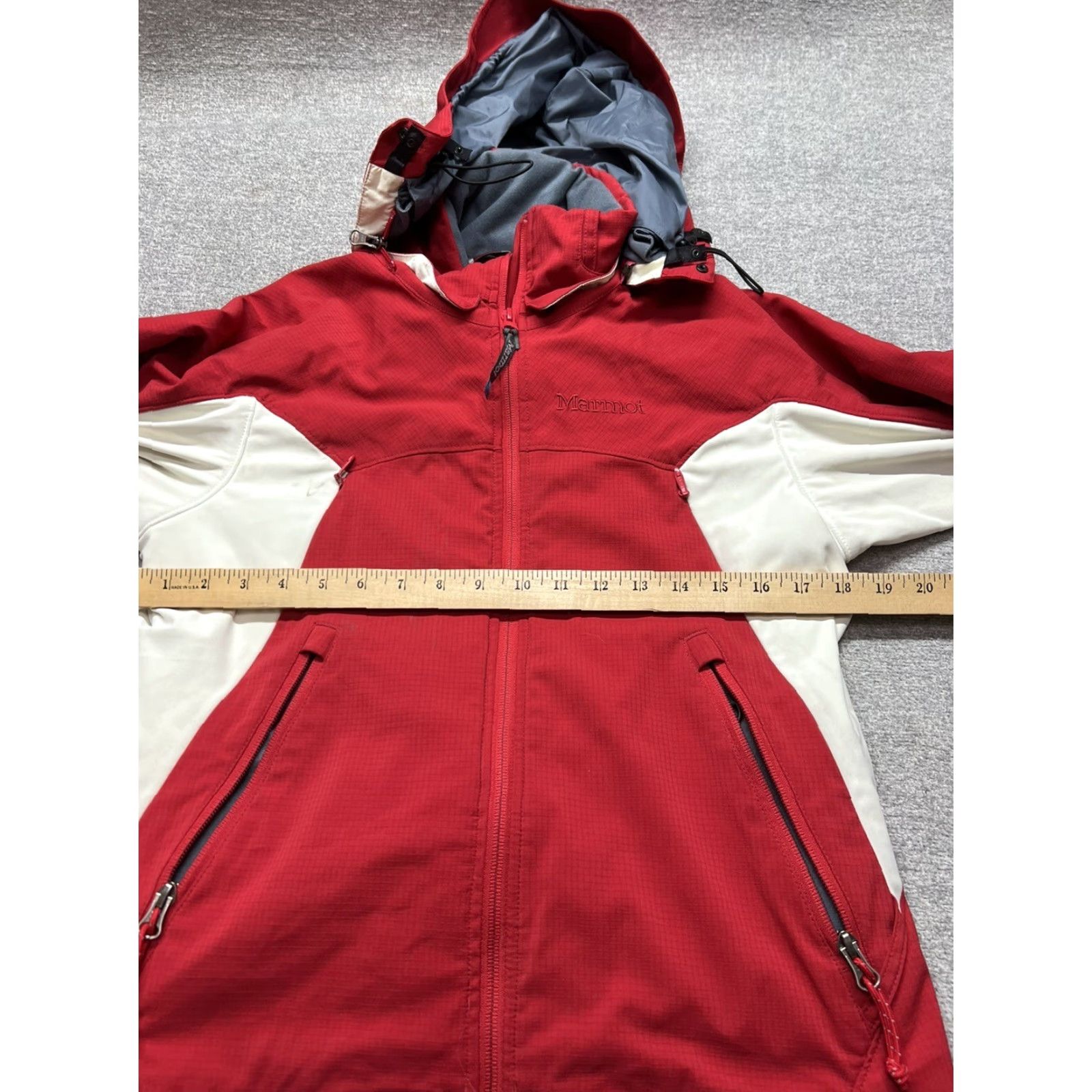 Marmot Marmot Windbreaker Jacket Womens Small Hooded Full Zip Nylon Blue Outdoor Size S / US 4 / IT 40 - 5 Thumbnail