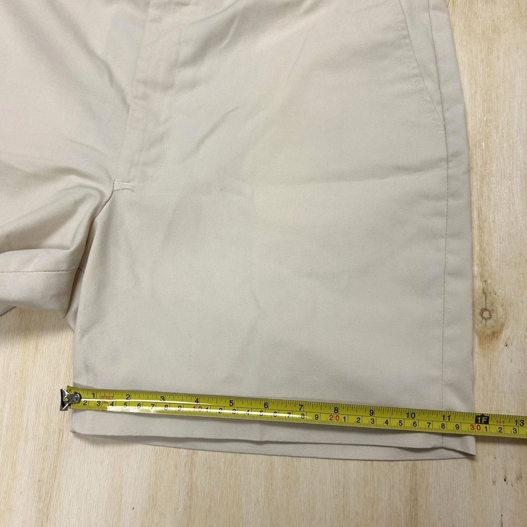 Vintage Knightsbridge Chino Shorts Mens 36 Beige Canvas Flat Front 6" Inseam Shorts Mens 36 Beige Canvas Flat Front 6" Inseam Size US 36 / EU 52 - 5 Thumbnail