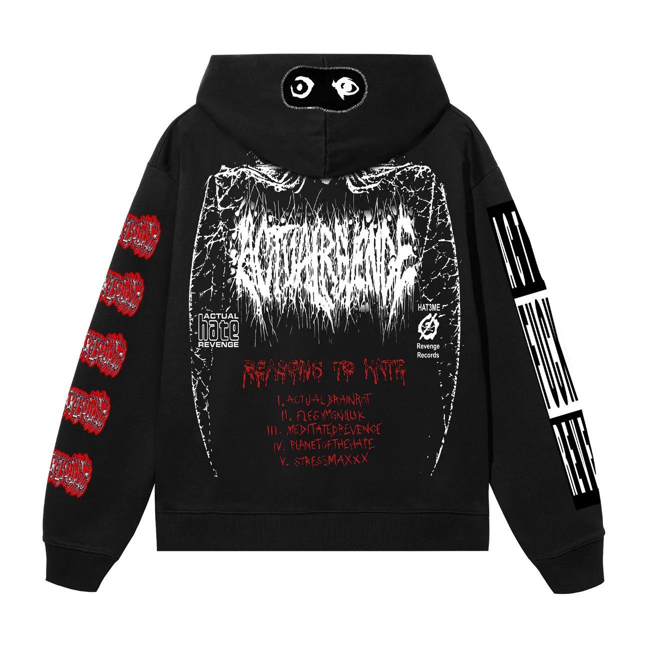 Revenge Revenge x Actual Hate - Red Room Zip Up hoodie Size US L / EU 52-54 / 3 - 5 Thumbnail
