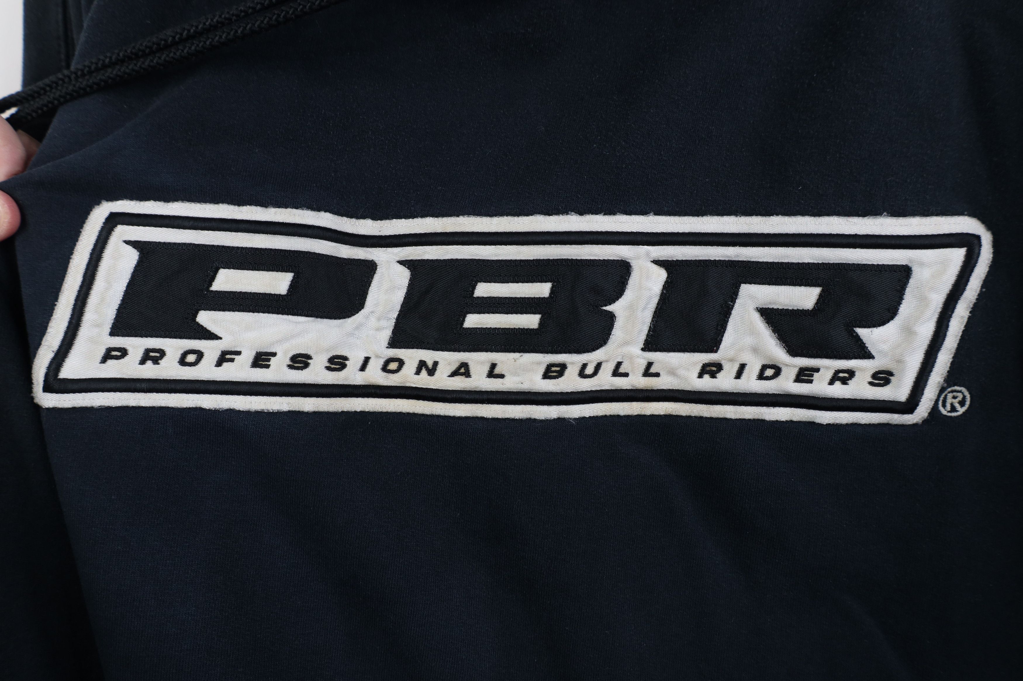 Vintage Vintage PBR Professional Bull Riders Hoodie Sweatshirt Size US L / EU 52-54 / 3 - 6 Thumbnail