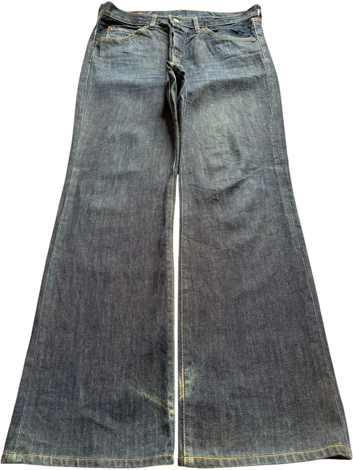 Levi's Vintage 90s Levis 517 Blue Wash Bootcut Jeans Size US 33 - 1 Thumbnail