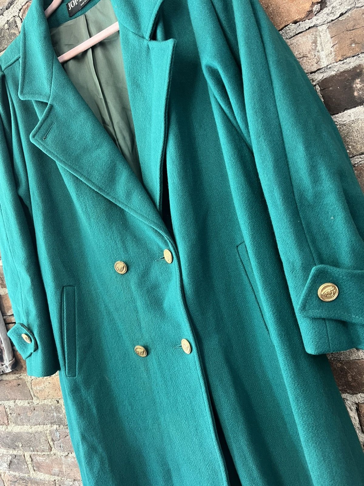 Other Vintage 80s Jofeld Wool Coat Size L / US 10 / IT 46 - 2 Thumbnail