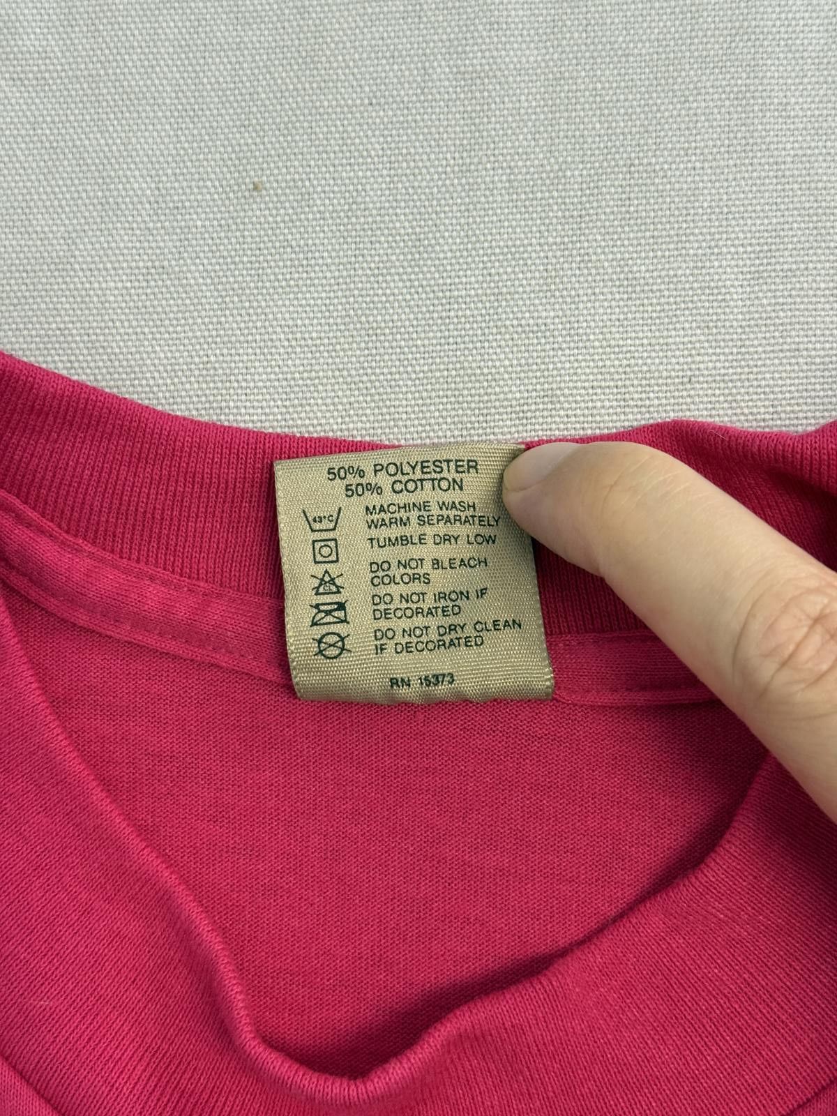 Delta Vintage Chicago T-shirt Chicago Travel Club Pink Made in USA Size US XL / EU 56 / 4 - 3 Thumbnail