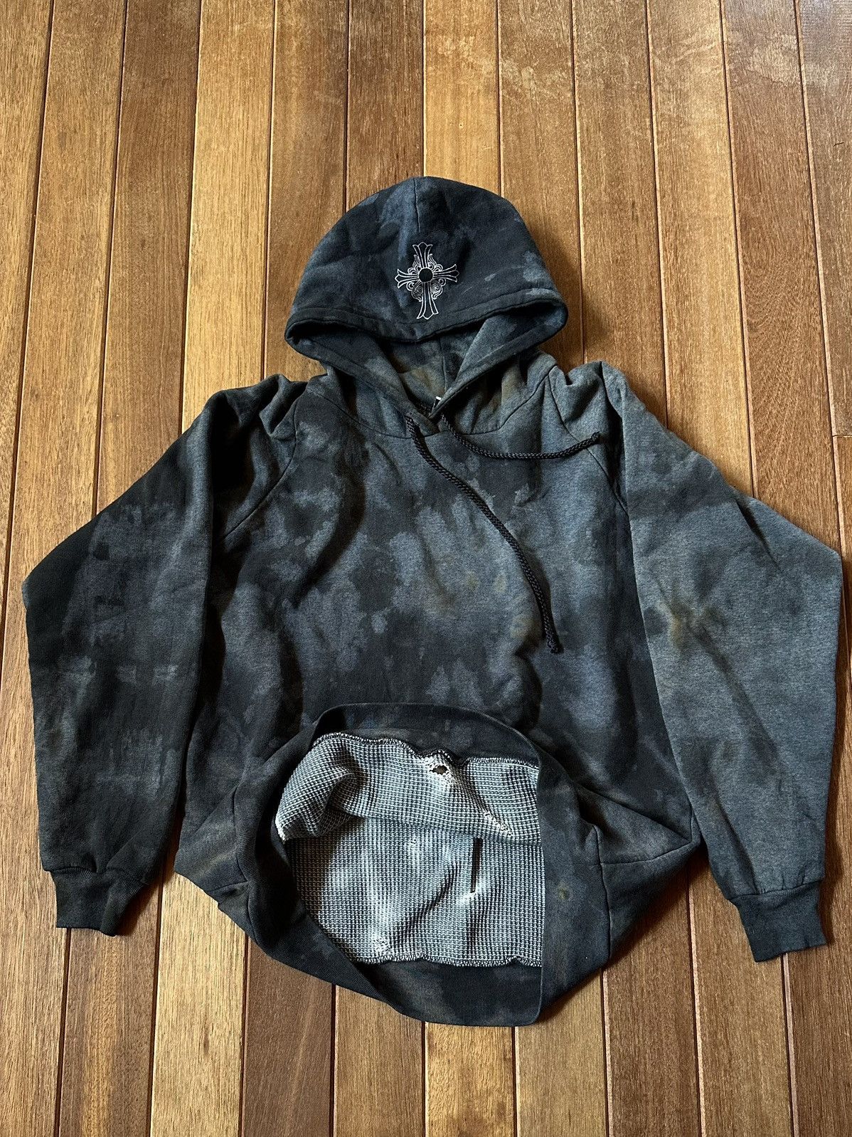 クロムハーツ タイダイ フーディー Tie Dye Horseshoe Hoodie CHROME HEARTS (クロムハーツ) Horseshoe Hoodie Black Tie Dye