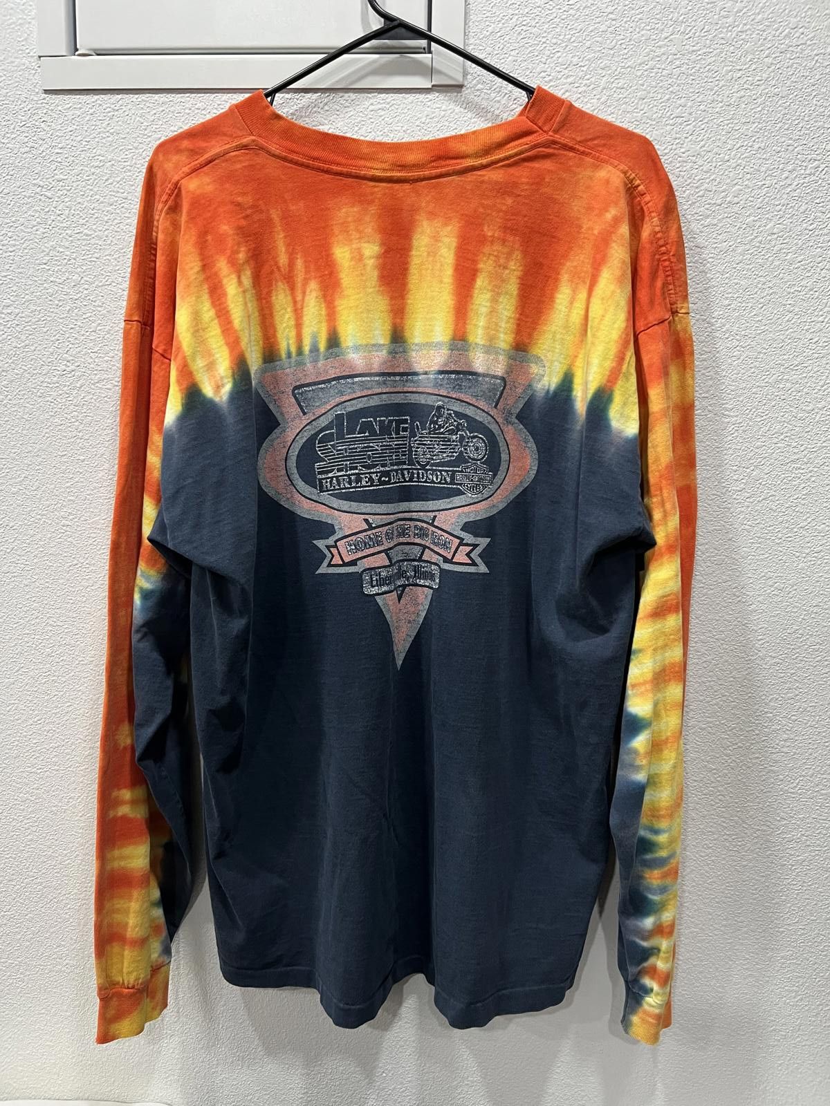 Harley Davidson 90s Harley Davidson Tie-Dye Longsleeve Size US XL / EU 56 / 4 - 3 Thumbnail