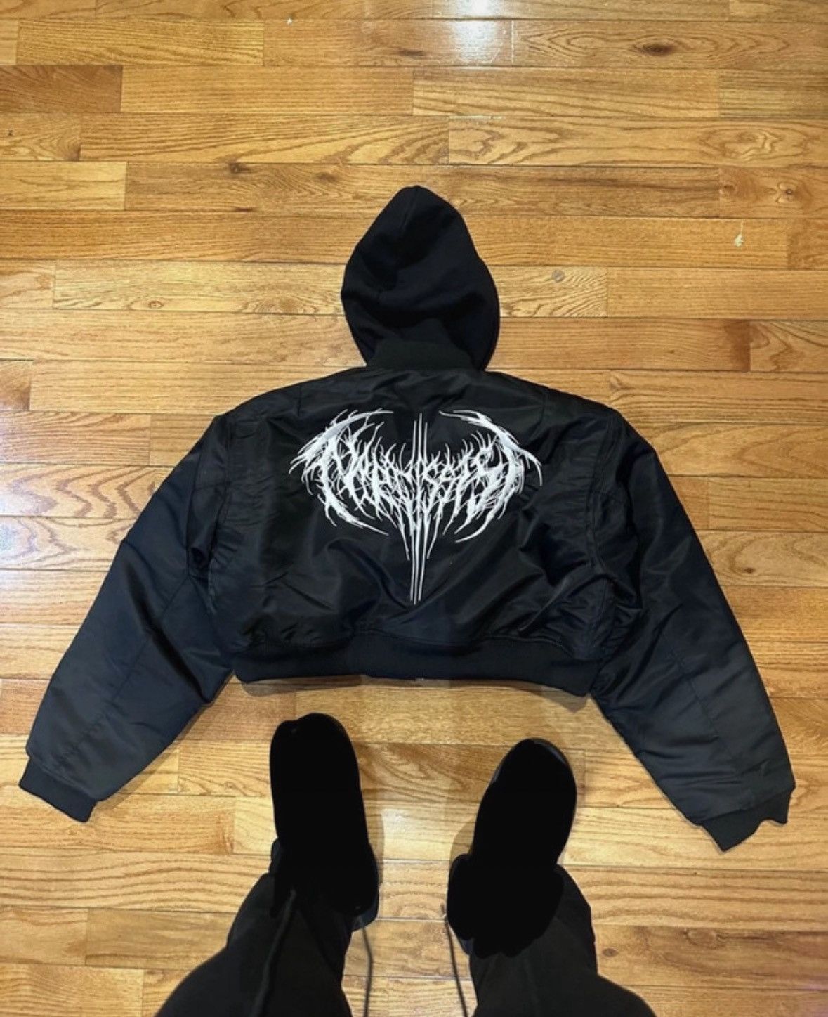 Playboi Carti Playboi carti Narcissist cropped Bomber Jacket | Grailed