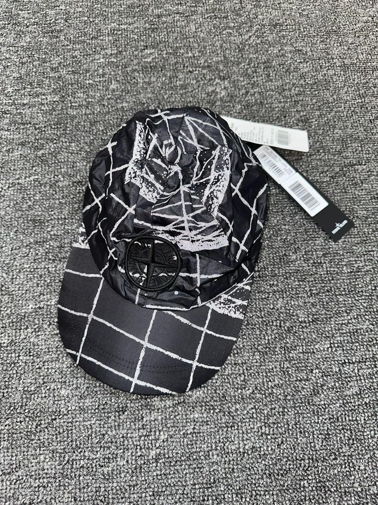 Stone Island stone island 3m striped cap in black Size ONE SIZE - 1 Thumbnail