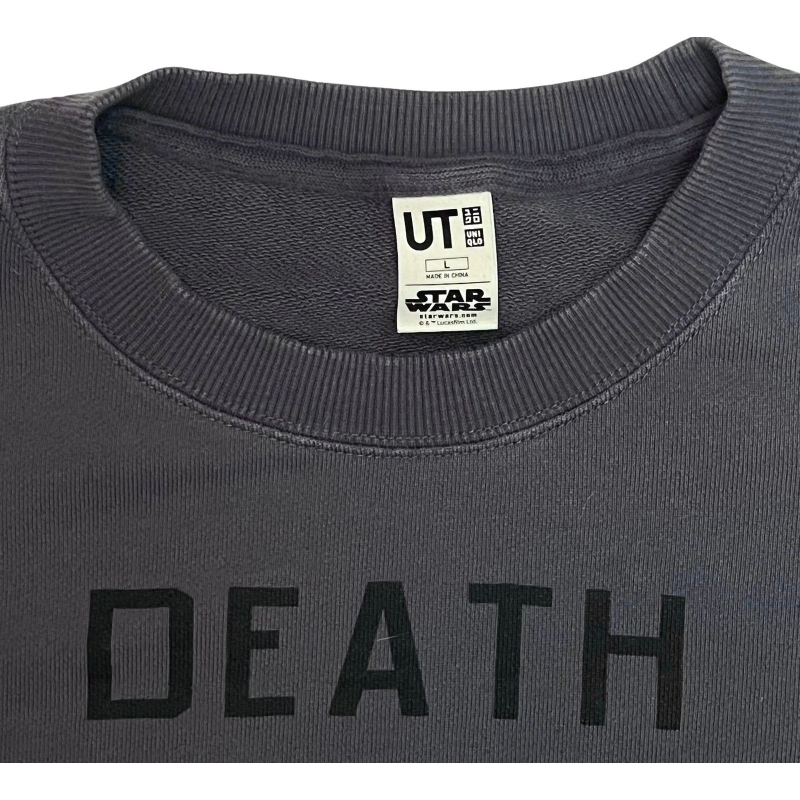 Star Wars Star Wars Death Trooper Imperial Sweatshirt Uniqlo Lar Gray Size US L / EU 52-54 / 3 - 9 Thumbnail