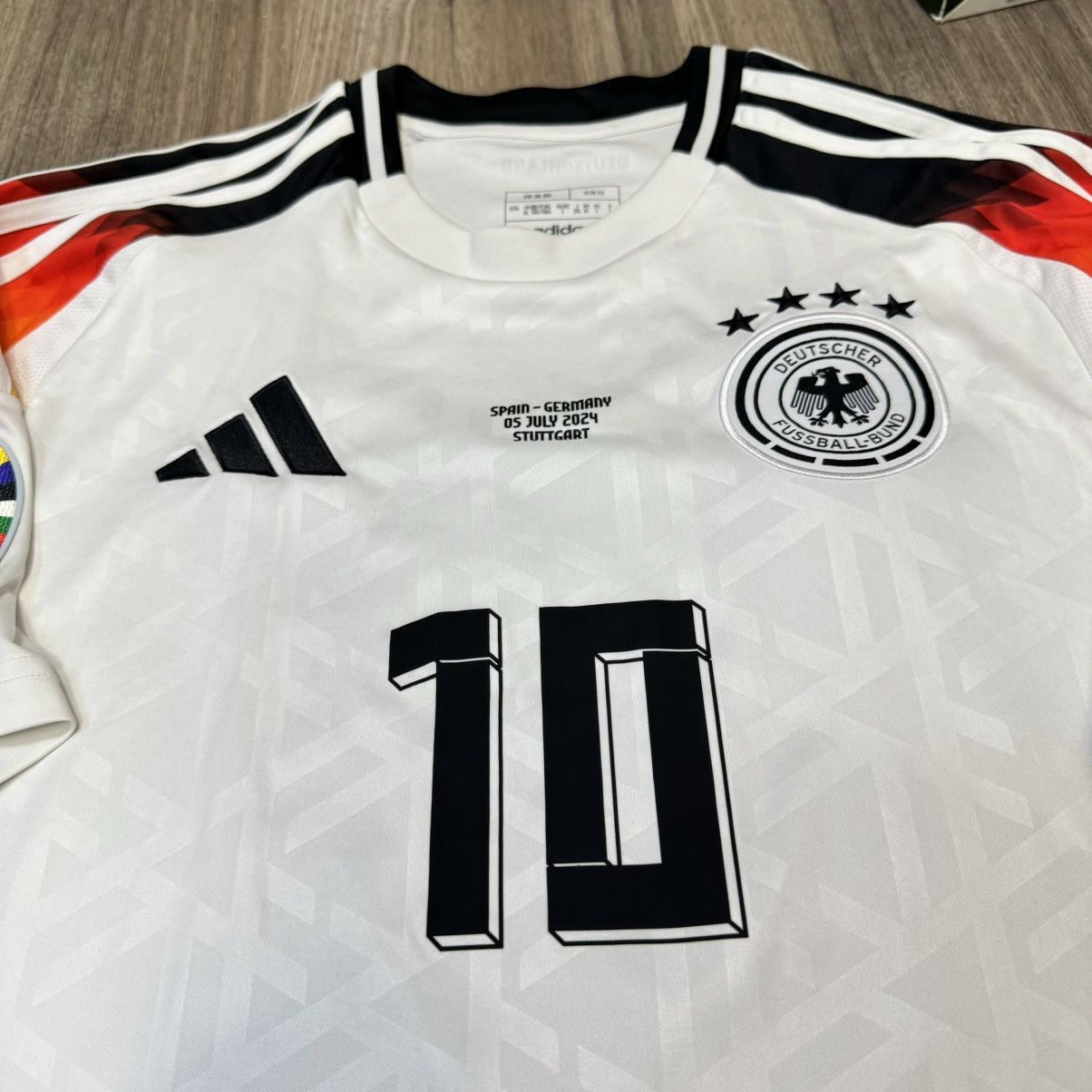 Adidas Germany Euro2024 home shirt #10 Musiala Size US L / EU 52-54 / 3 - 3 Thumbnail
