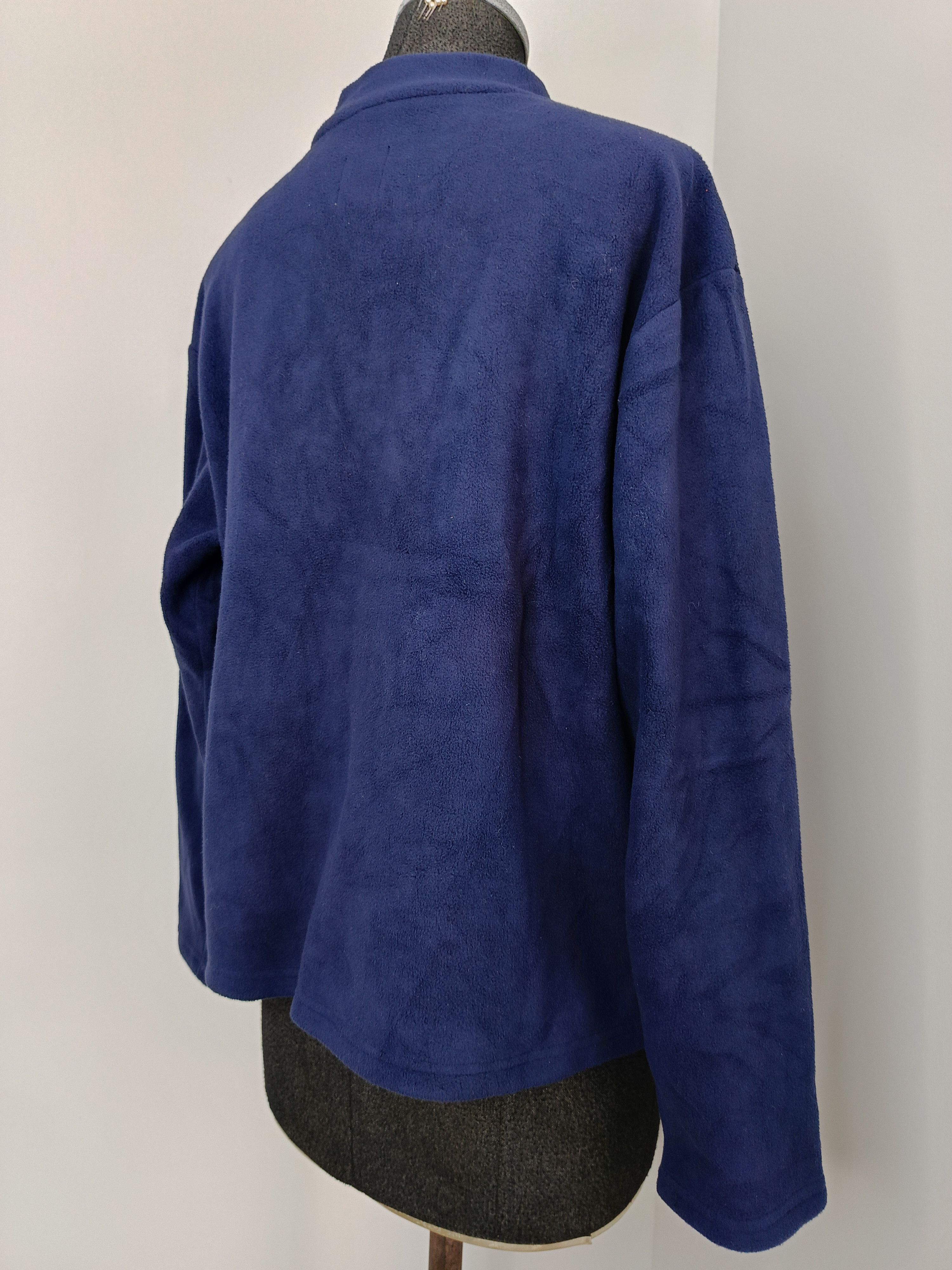 HAI sporting gear by Issey Miyake Japan indigo poly sweater
