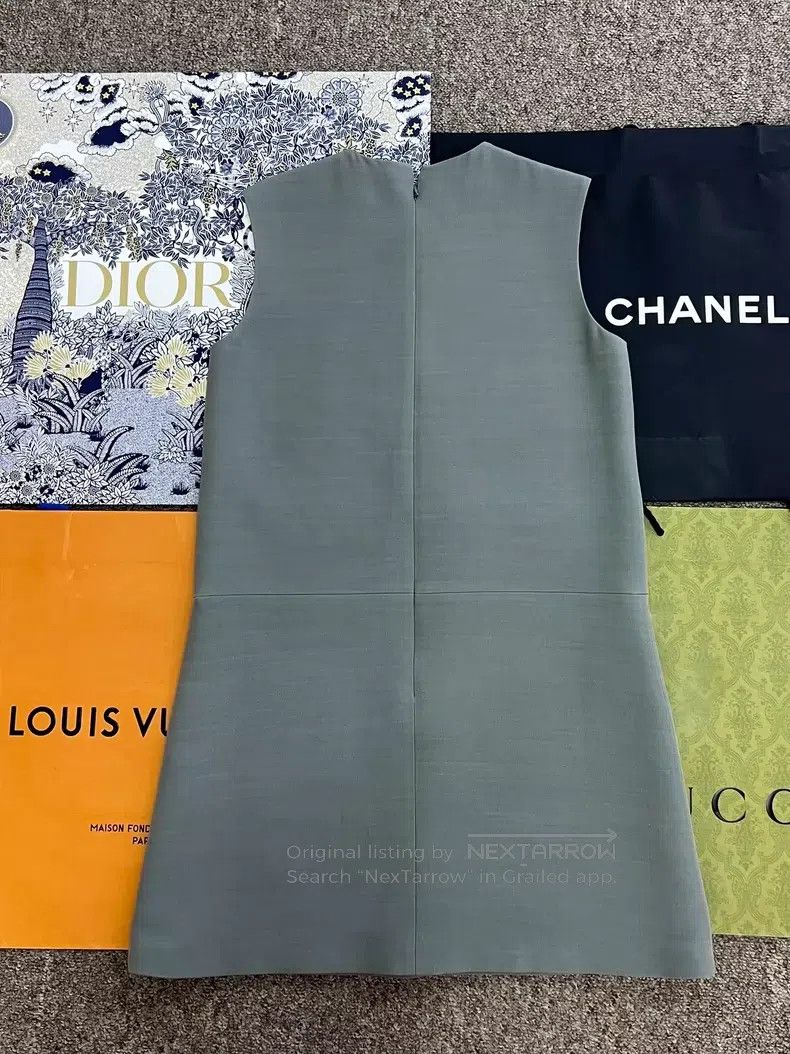 Dior Dior Silk wool dress Size S / US 4 / IT 40 - 2 Thumbnail