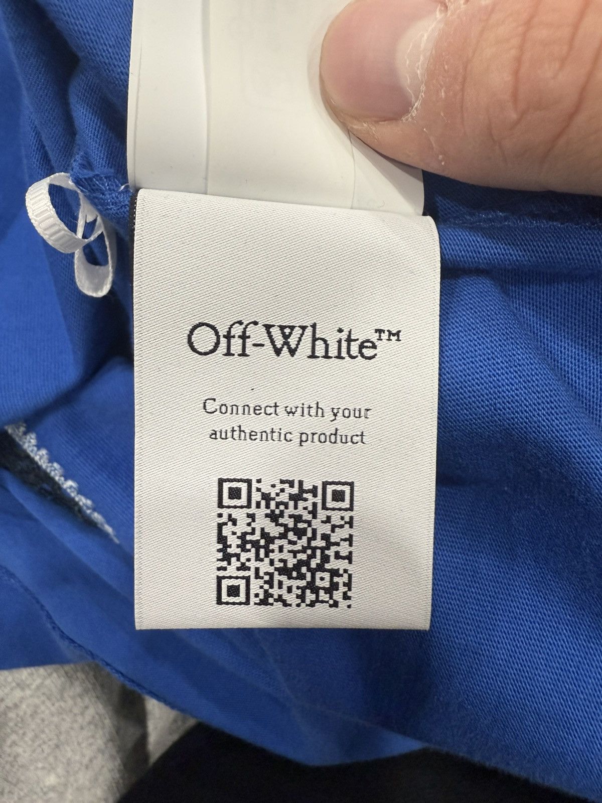 Off-White Off-White Blue Paisley T-Shirt Size US S / EU 44-46 / 1 - 9 Thumbnail