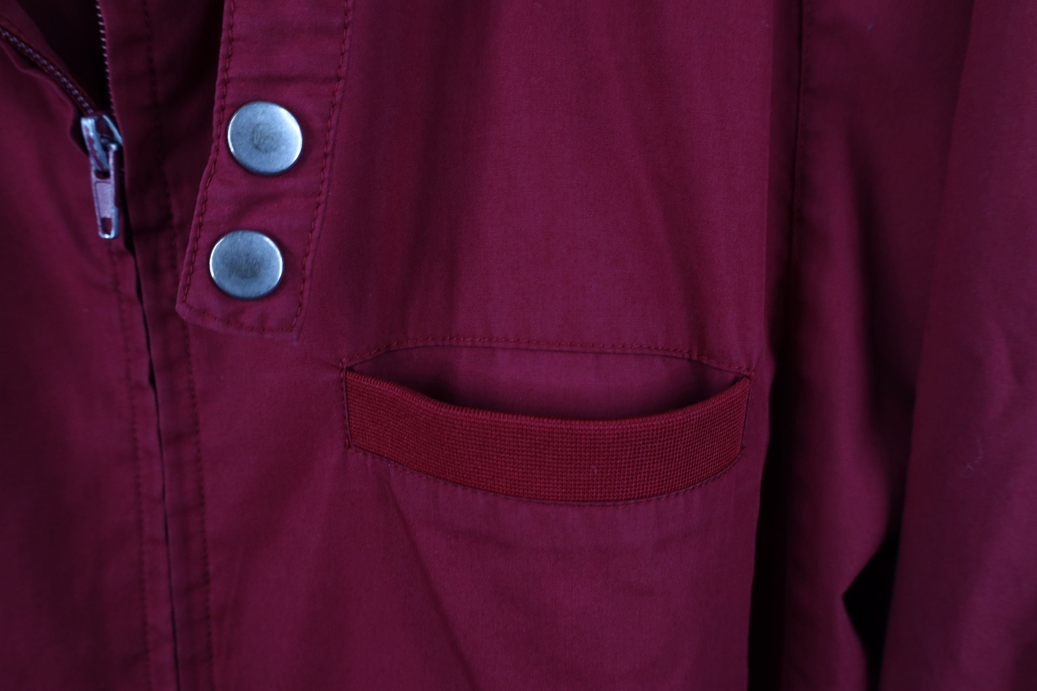 Vintage Vintage 90s Streetwear Full Zip Cafe Racer Bomber Jacket Red Size US L / EU 52-54 / 3 - 4 Thumbnail