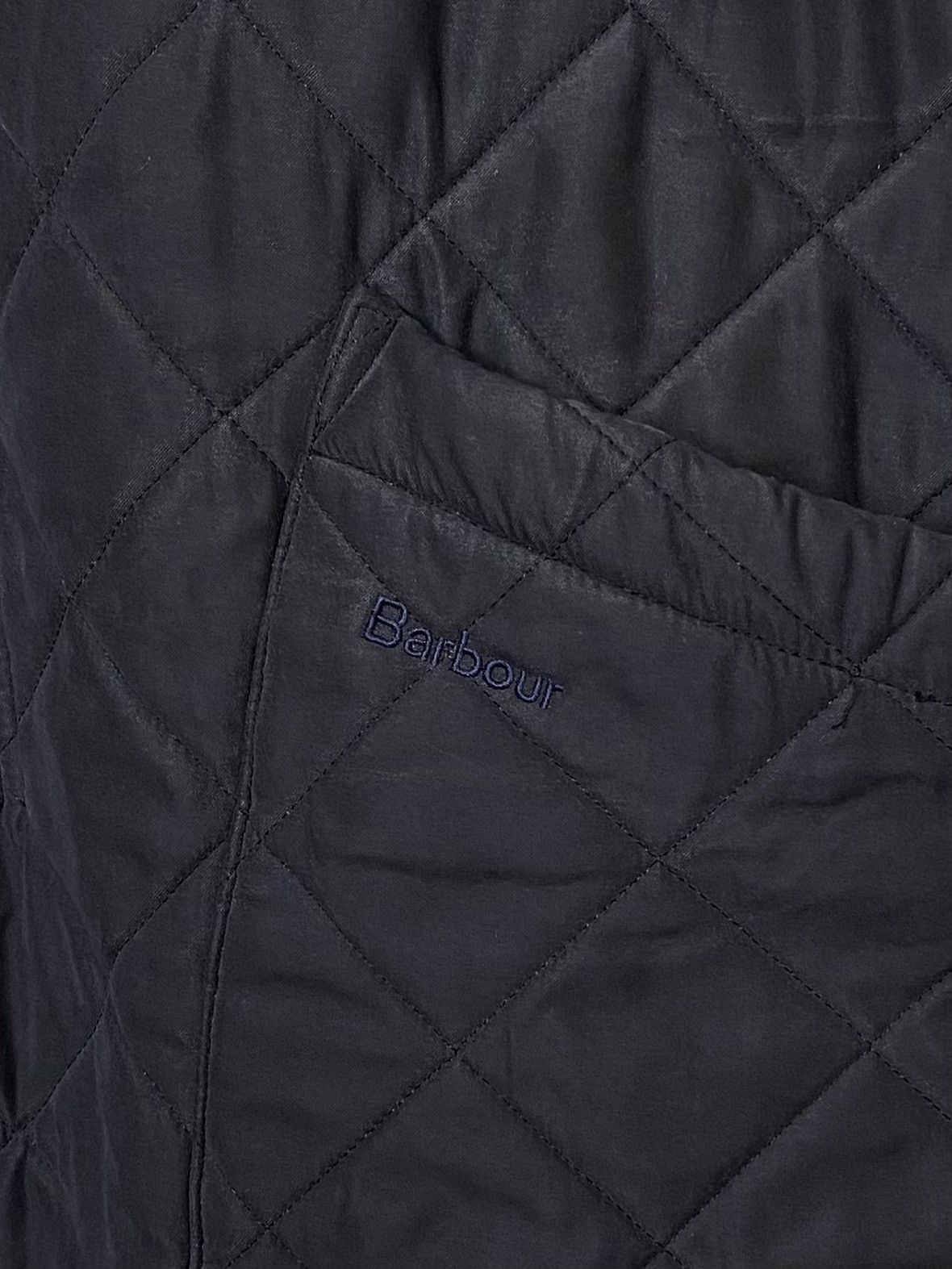 Designer Barbour Microfibre Polarquilt Jacket Navy Mens Size Medium Size US M / EU 48-50 / 2 - 4 Thumbnail