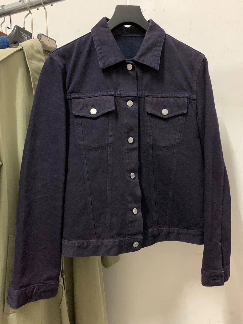 helmut lang short denim jacket archive