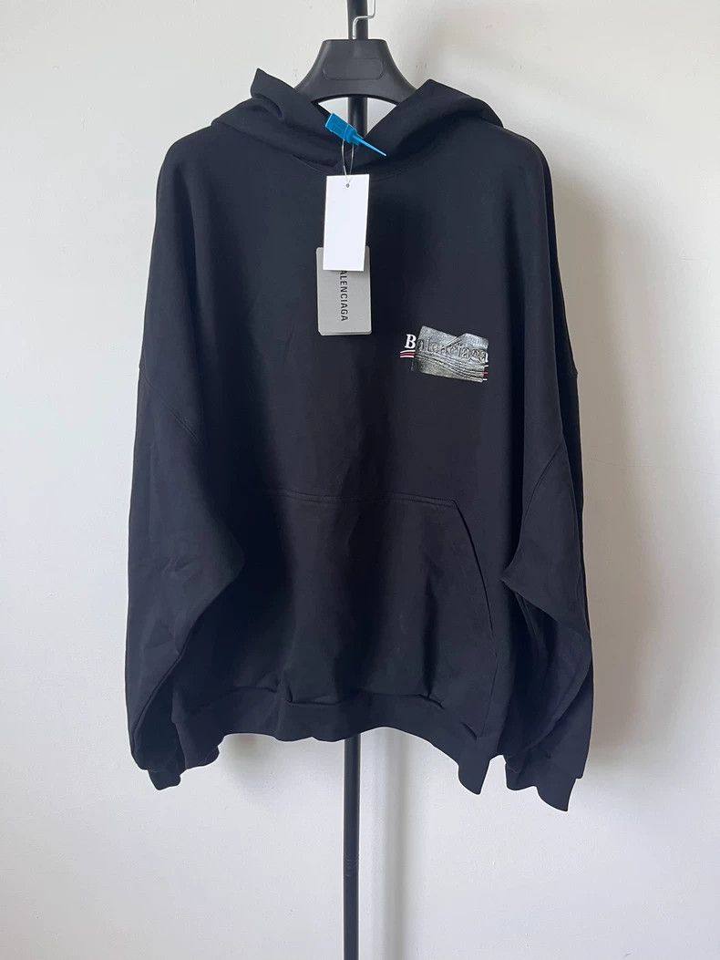 Balenciaga Coke-masking tape hooded sweatshirt