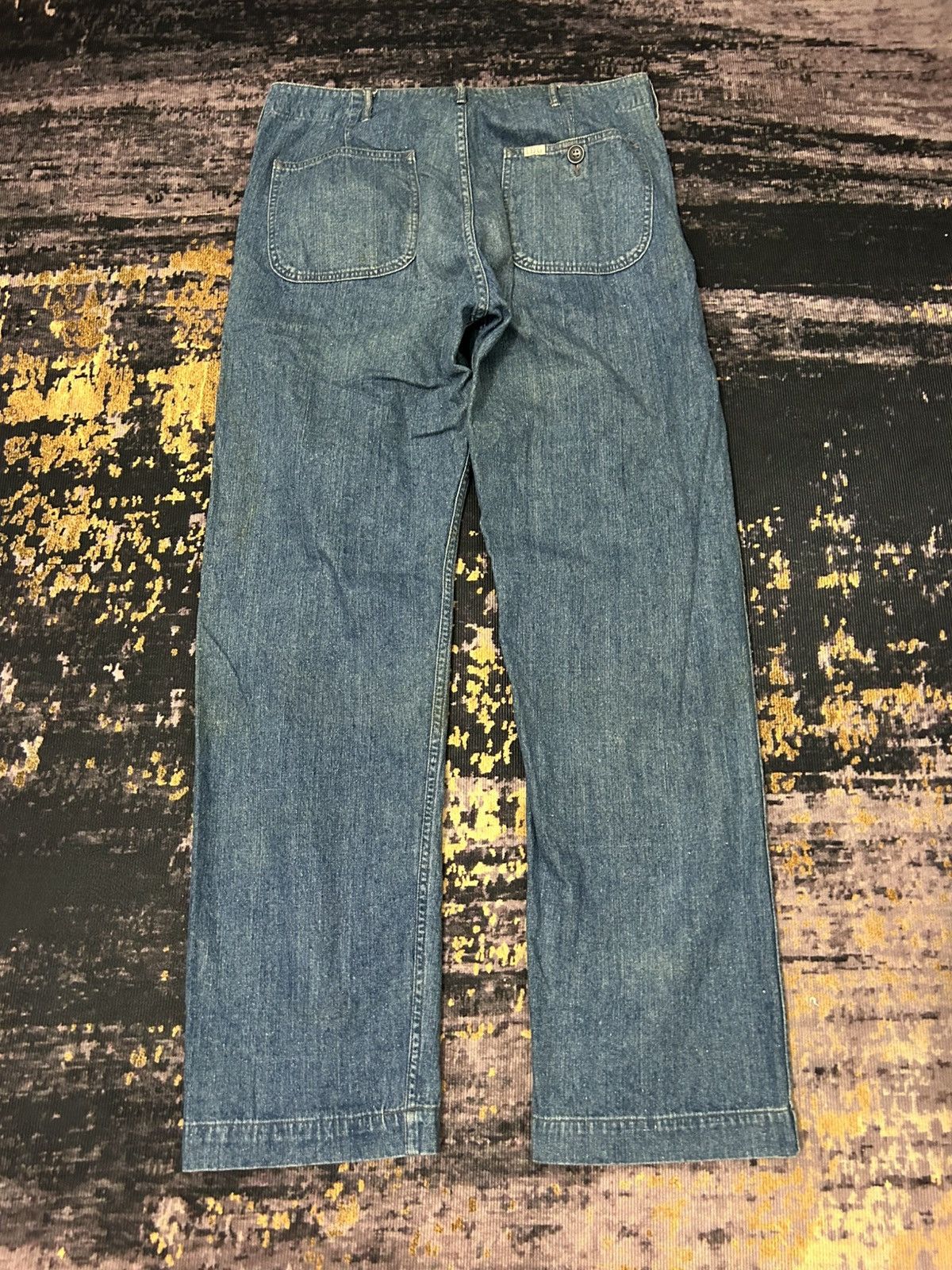 Indigo Vintage IDG Indigo Japan Washed Jeans Size US 32 / EU 48 - 6 Thumbnail