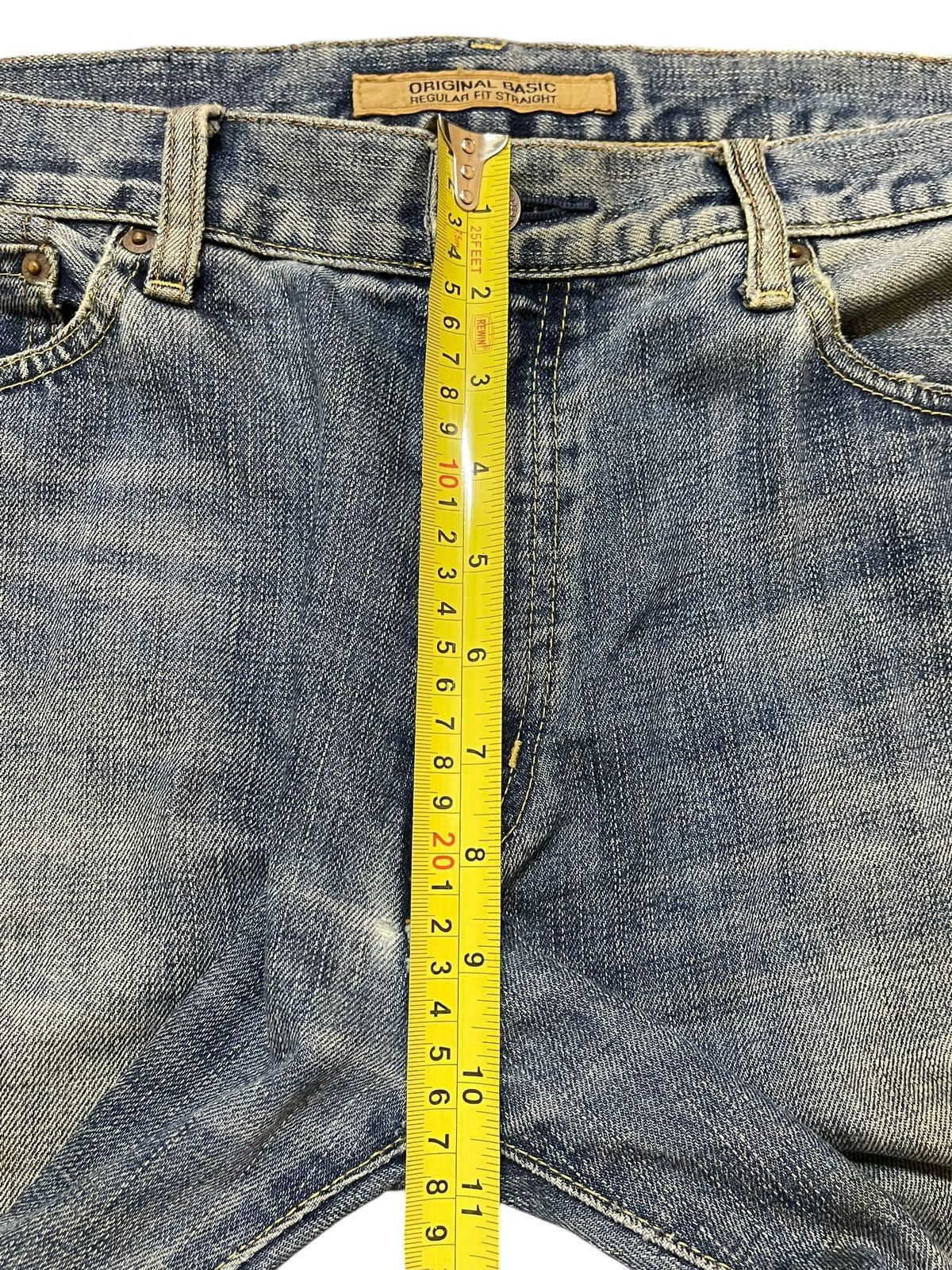 Uniqlo Vintage Japanese Uniqlo Blue Faded Wash Style Loose Jeans Size US 34 / EU 50 - 15 Thumbnail