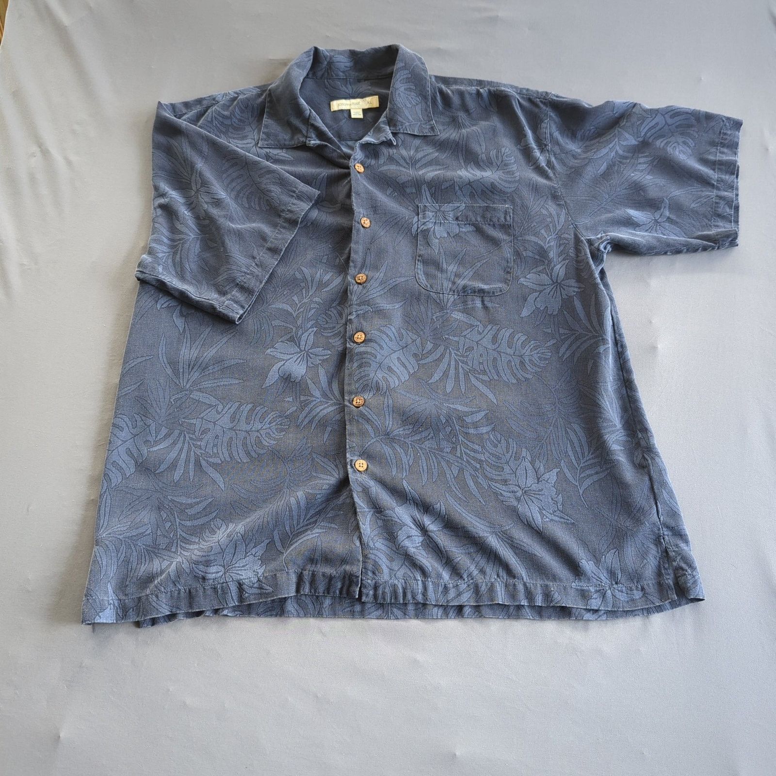 Joseph & Feiss Joseph & Feiss Silk Tonal Jacquard Resort Shirt XL Size US XL / EU 56 / 4 - 2 Thumbnail