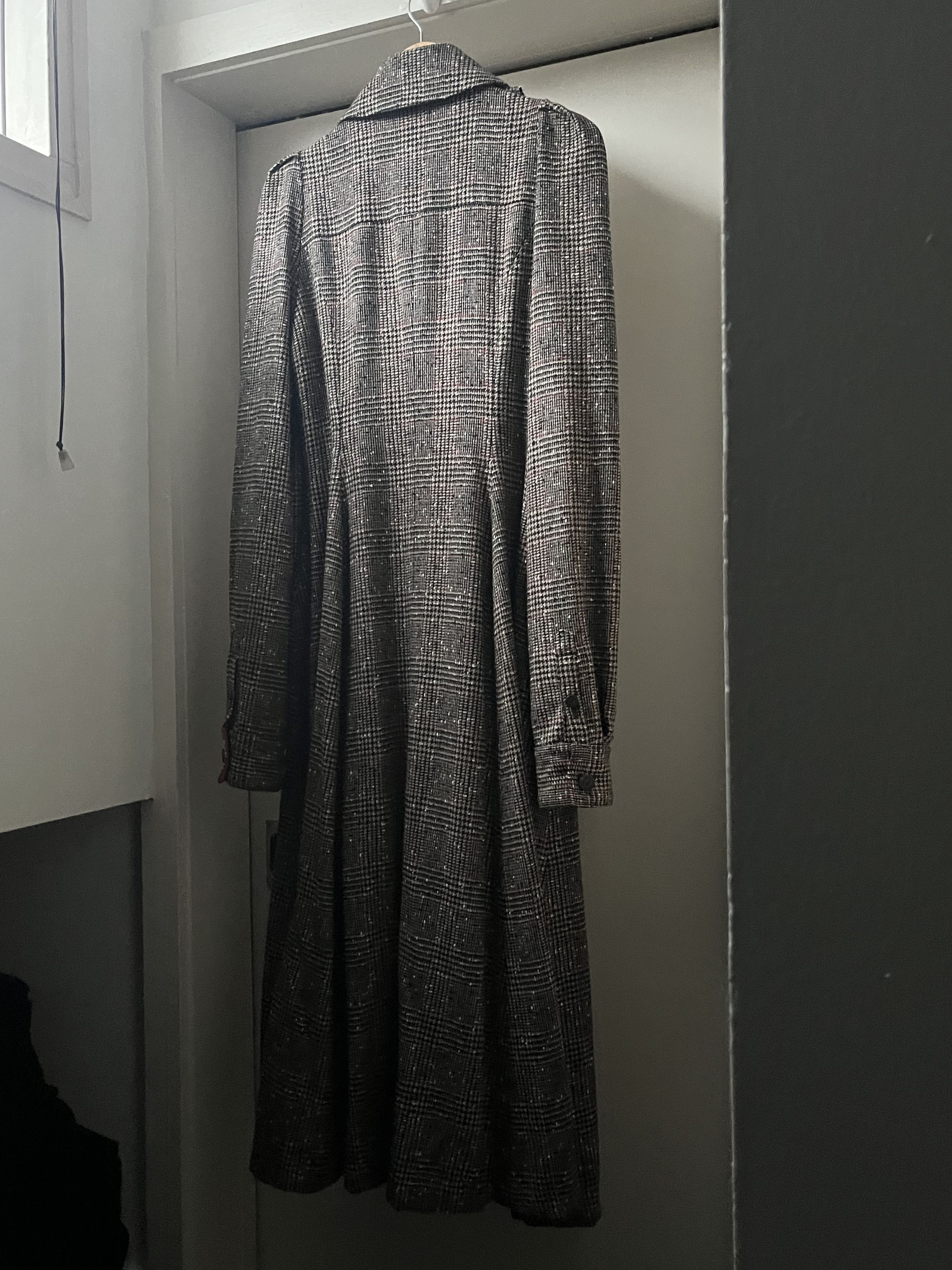 20471120 × Beauty Beast 20471120 Vintage Plaid Ruffle Coat Size M / US 6-8 / IT 42-44 - 2 Thumbnail
