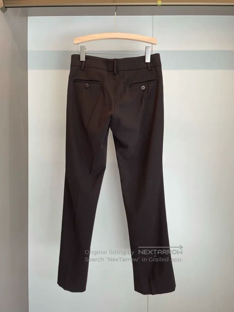 Brunello Cucinelli Brunello Cucinelli Dark Brown Wool Casual Trousers Size 26" / US 2 / IT 38 - 2 Thumbnail