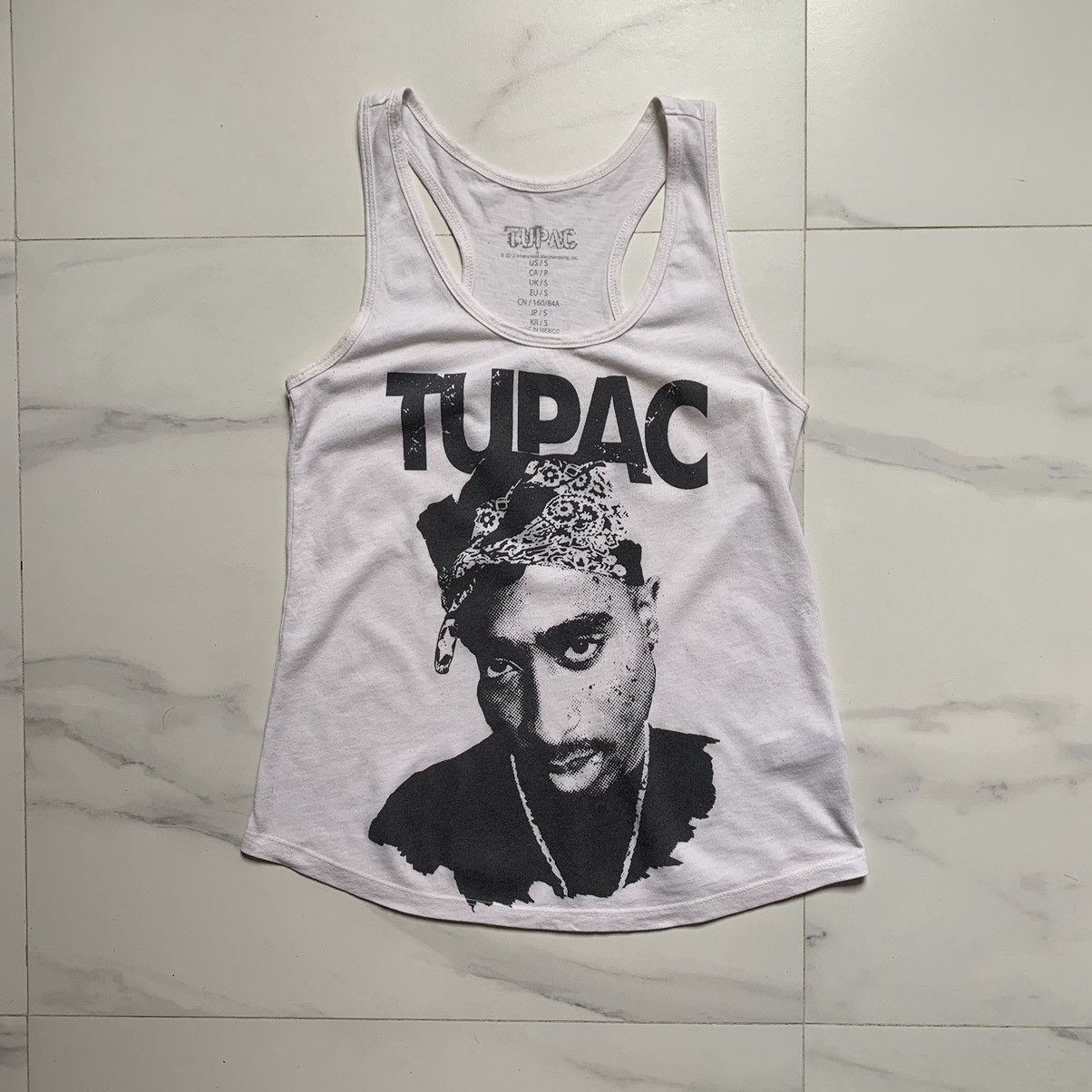 Rap Tees × Vintage Vintage 2012 Tupac Tank Top Size US XS / EU 42 / 0 - 2 Thumbnail
