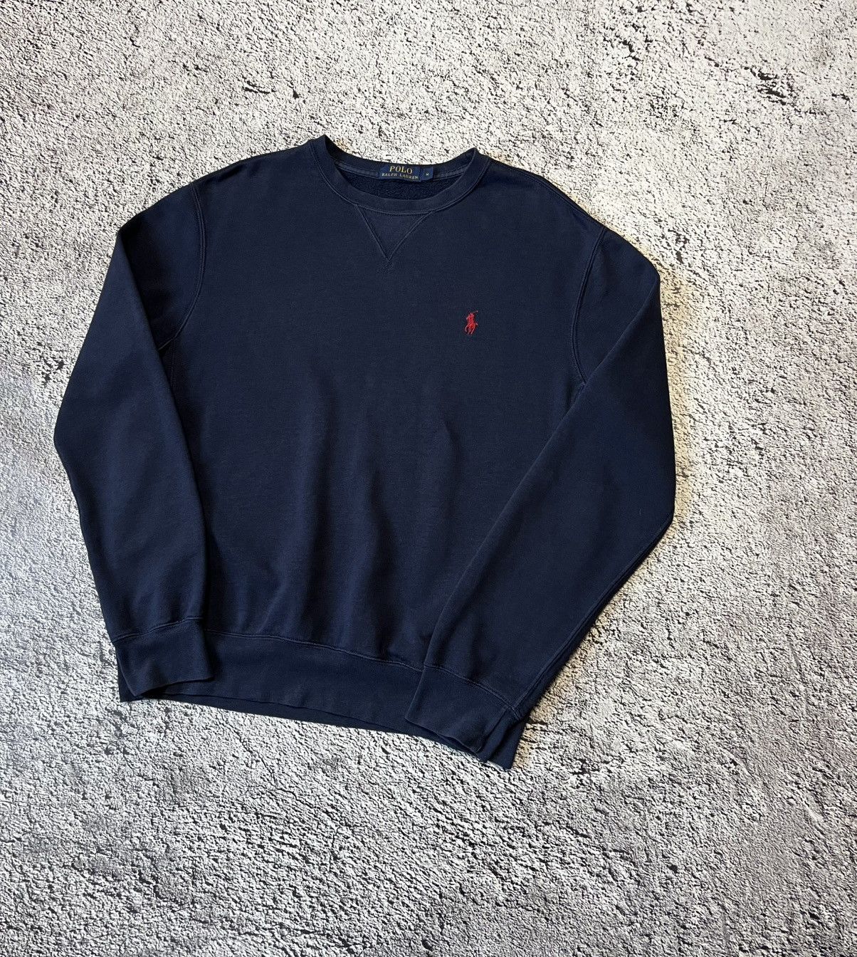 Polo Ralph Lauren POLO RALPH LAUREN Crewneck Sweatshirt Navy Blue Men’s Size M Size US M / EU 48-50 / 2 - 4 Thumbnail