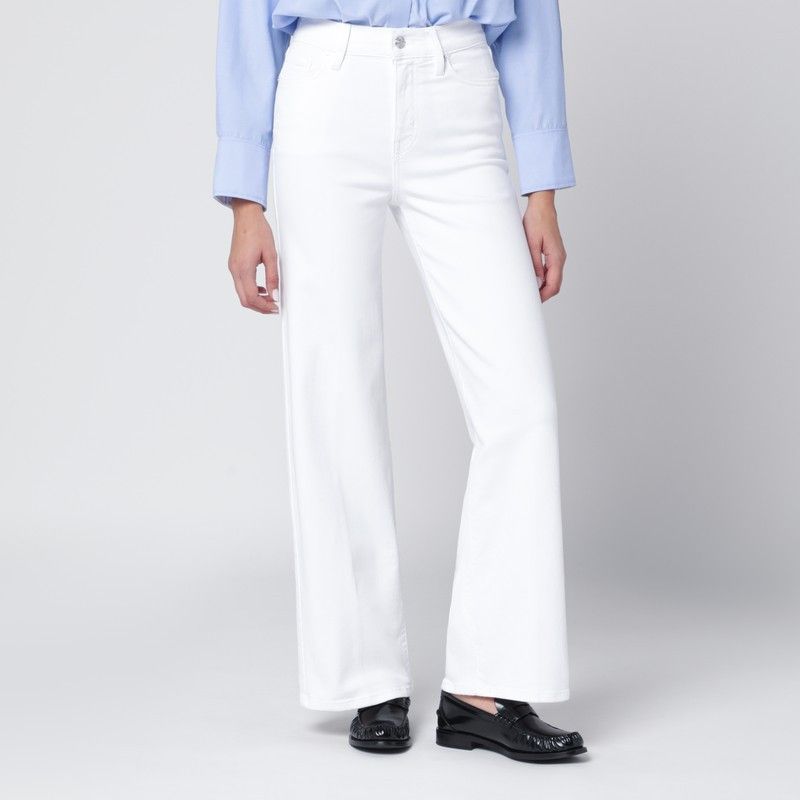 Frame Frame White Slim Palazzo Jeans Size 29" - 1 Thumbnail
