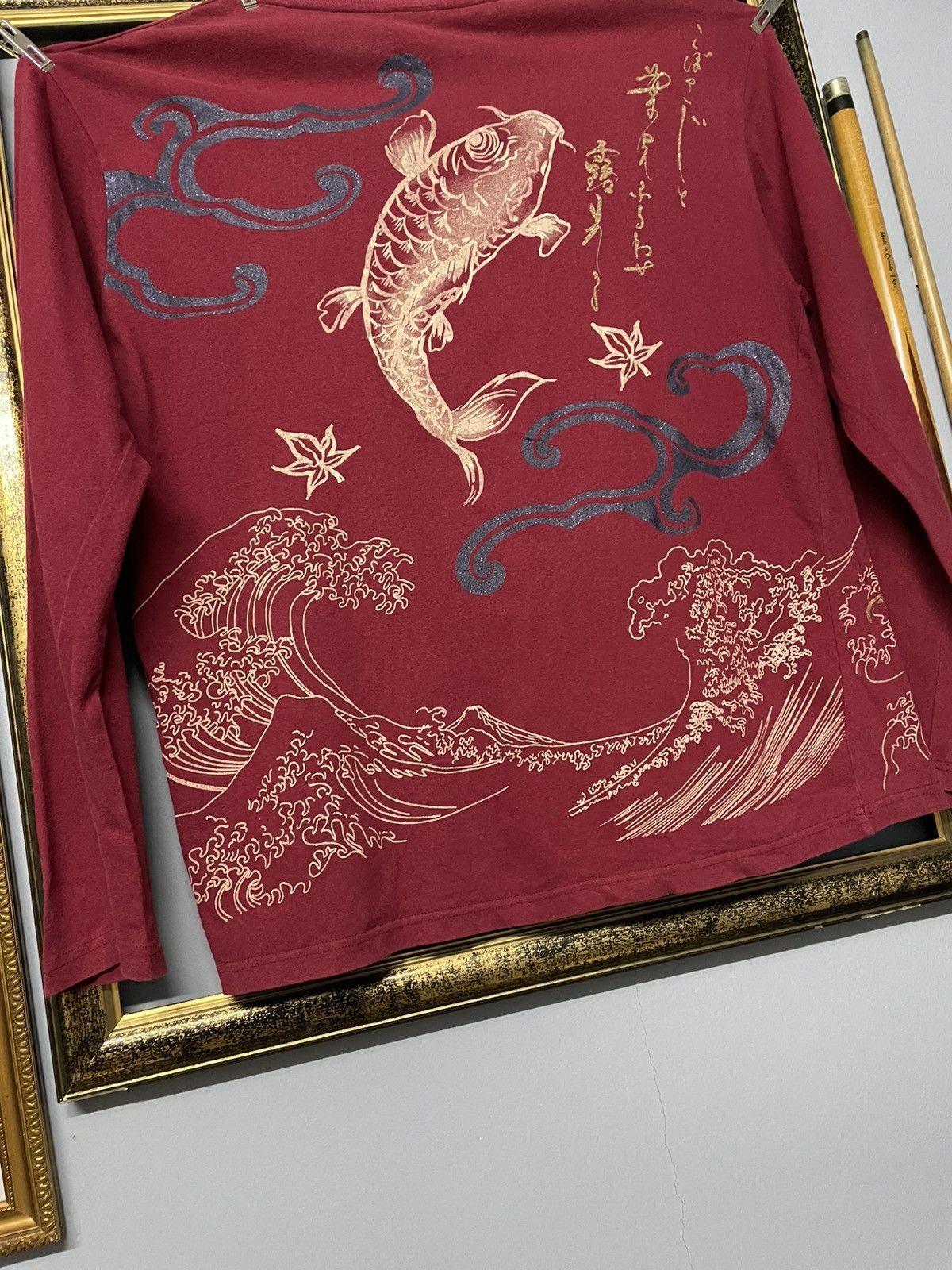 Japanese Brand Vintage 90s Japan Designer Space Opera Koi Sukajan Big Print Size US M / EU 48-50 / 2 - 4 Thumbnail