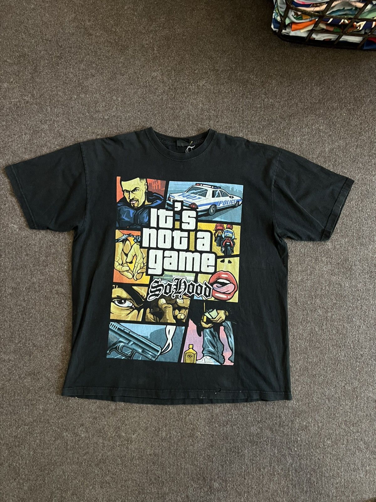 Other TIME IS MONEY GTA BLACK T-SHIRT Size US L / EU 52-54 / 3 - 1 Thumbnail