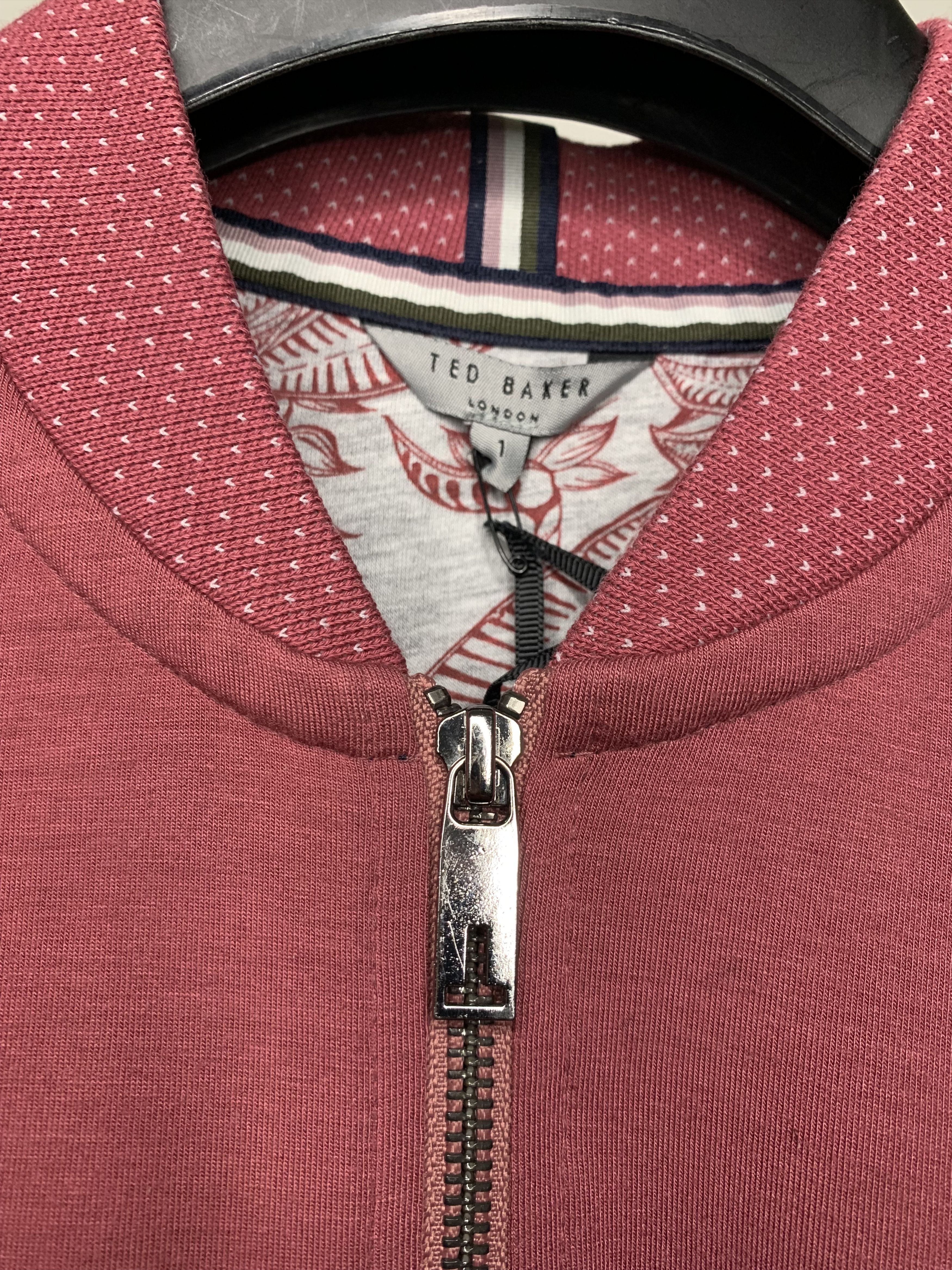 Ted Baker Ted Baker Pink Wolf Bonded Jersey Bomber Size US S / EU 44-46 / 1 - 5 Thumbnail