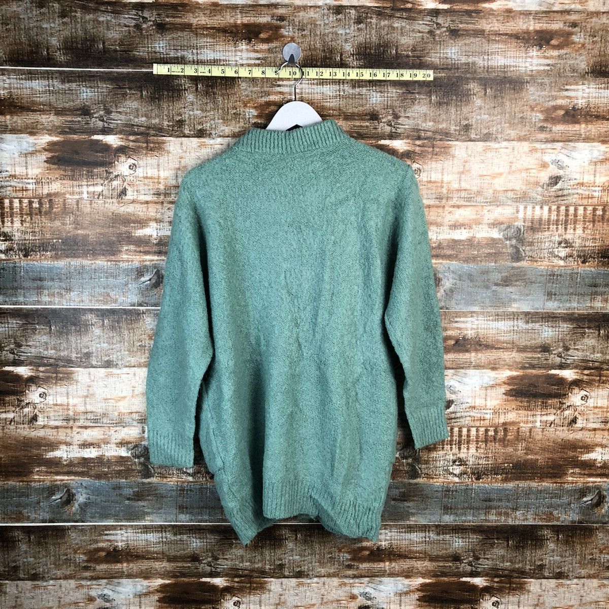 Homespun Knitwear × Japanese Brand × Vintage Japanese Brand vintage Green Knitwear #A1567 Size M / US 6-8 / IT 42-44 - 11 Thumbnail