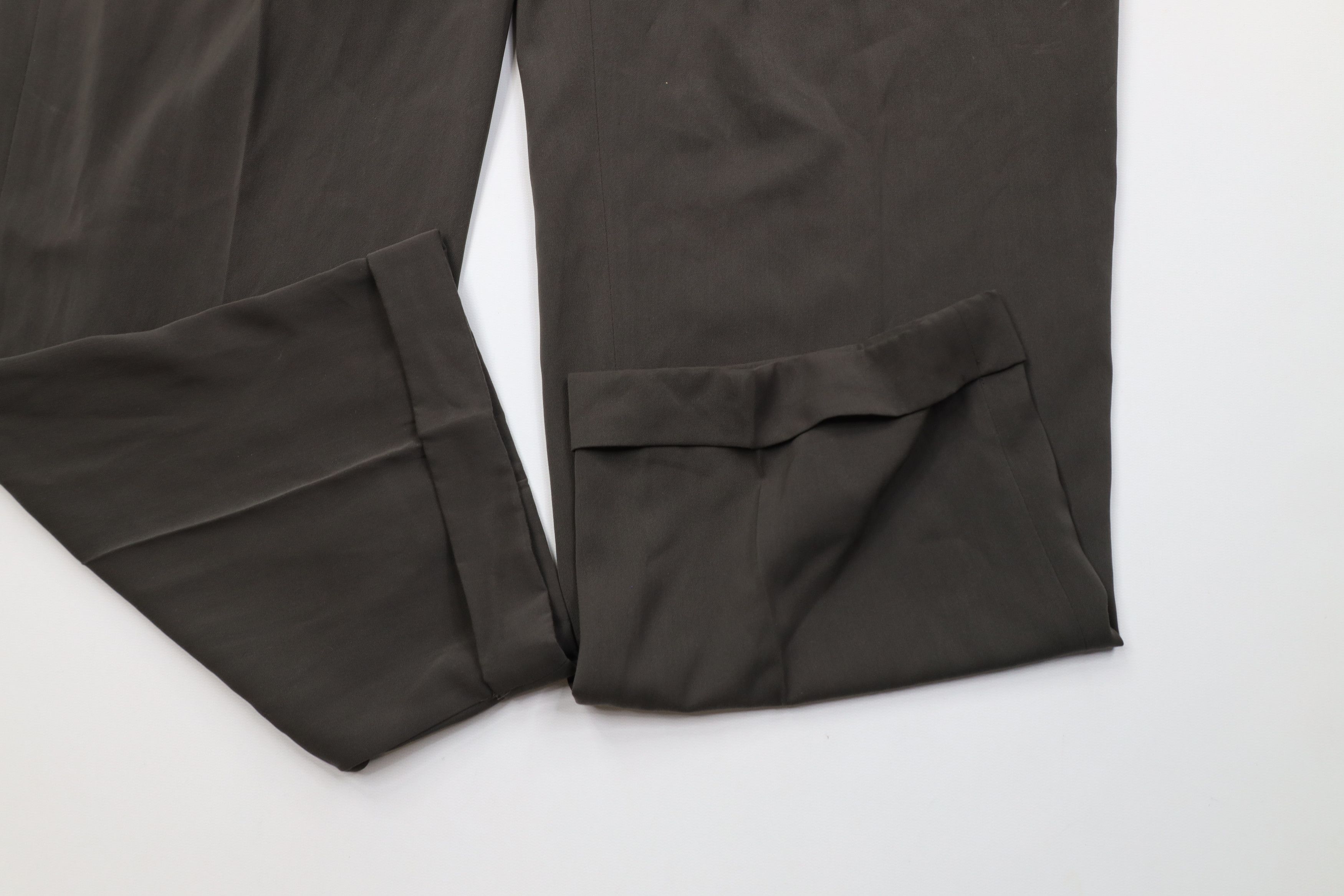 Vintage Deadstock Vintage 90s Streetwear Wide Leg Chino Pants Green Size US 36 / EU 52 - 6 Thumbnail