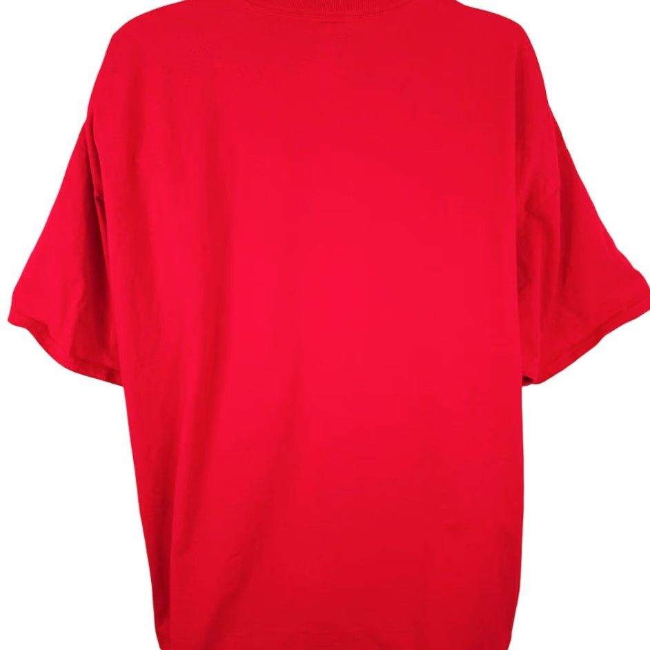 Hanes VINTAGE Hanes T-Shirt Mens 3XL Red Christmas Santa Paws St Bernard Big Dog Y2K Size US XXL / EU 58 / 5 - 5 Thumbnail