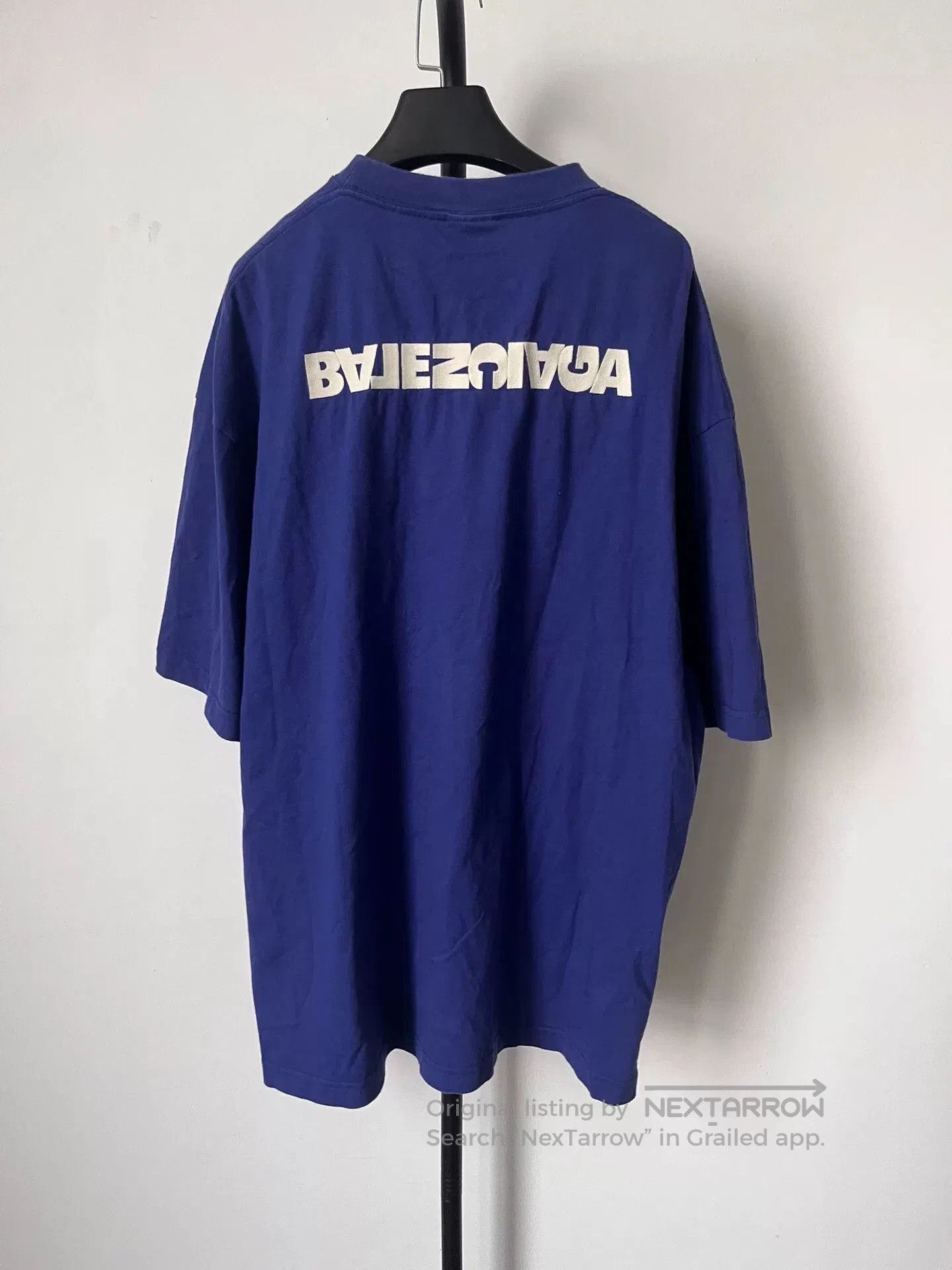Balenciaga Balenciaga Logo Short-Sleeve T-Shirt. Size US XXL / EU 58 / 5 - 2 Thumbnail