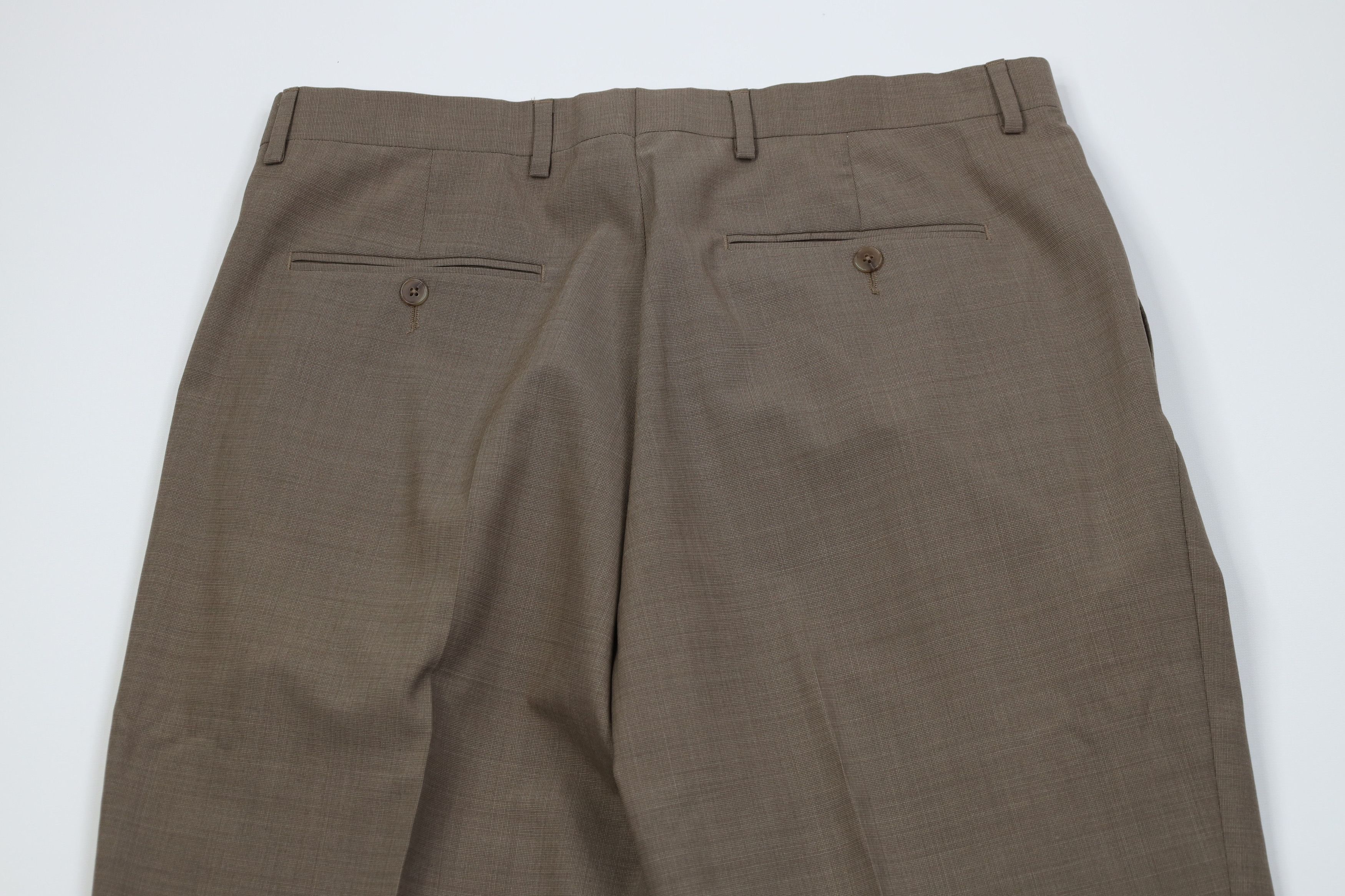 Vintage Vintage 90s Streetwear Knit Wide Leg Chino Pants Beige Size US 36 / EU 52 - 10 Thumbnail