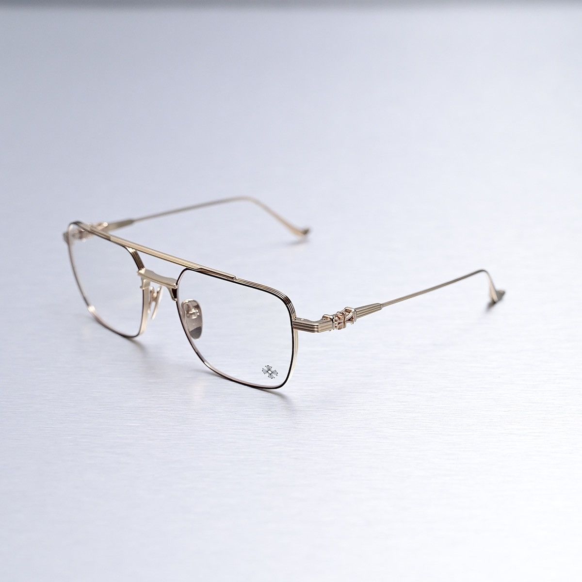 Chrome Hearts CHROME HEARTS MAGNUM II BORDELLO GOLD PLATED GLASSES Size ONE SIZE - 1 Thumbnail